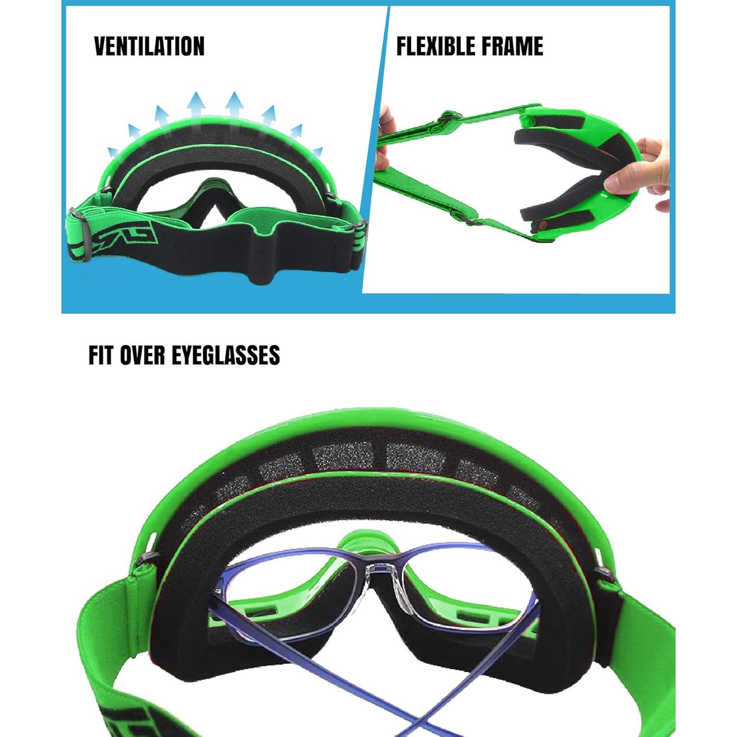 Gafas de Motociclismo CRG Sports Multicolor para ATV y Off Road