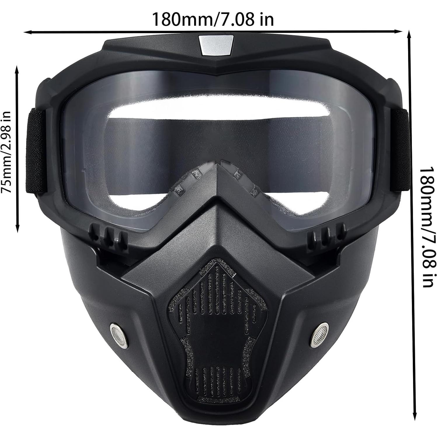 Máscara Facial Completa PLOOTA para Motocross y ATV