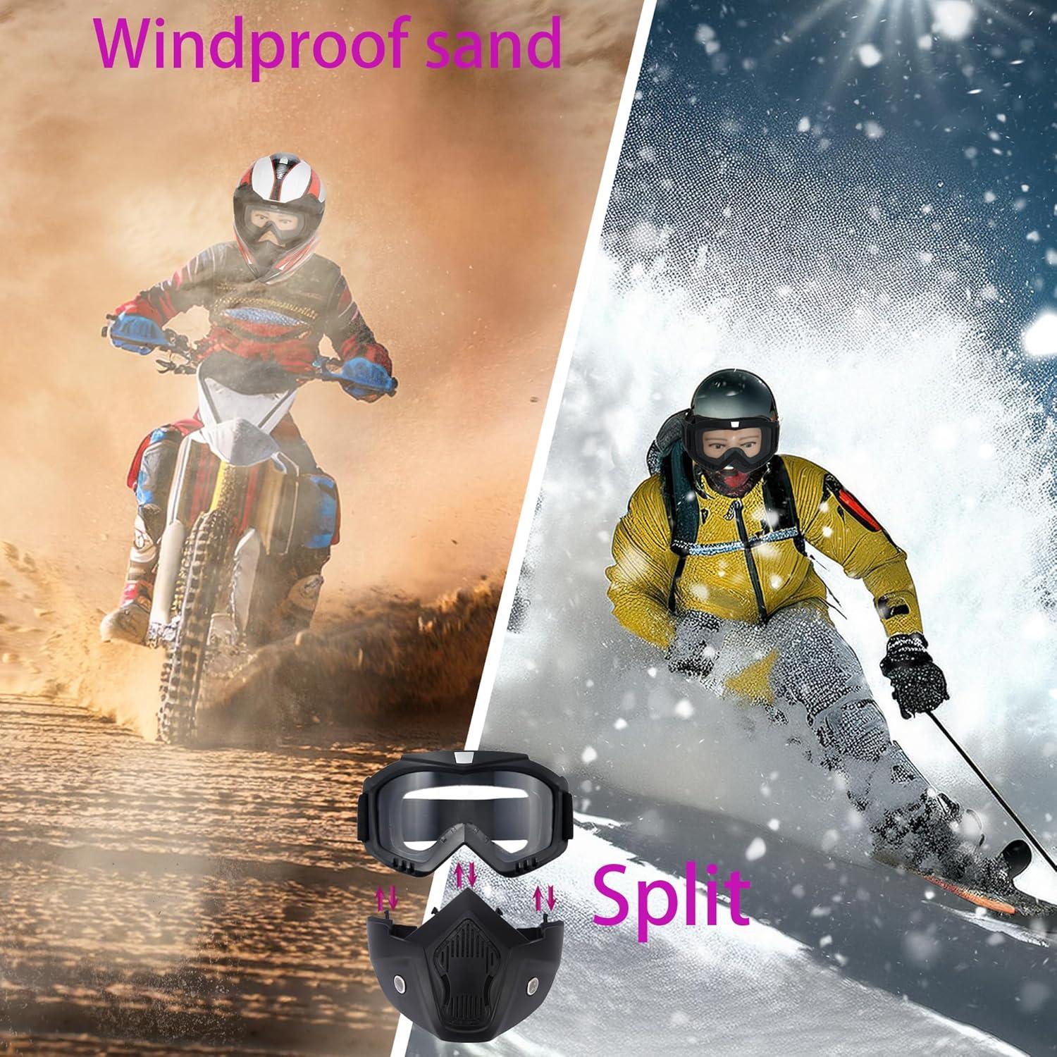 Máscara Facial Completa PLOOTA para Motocross y ATV