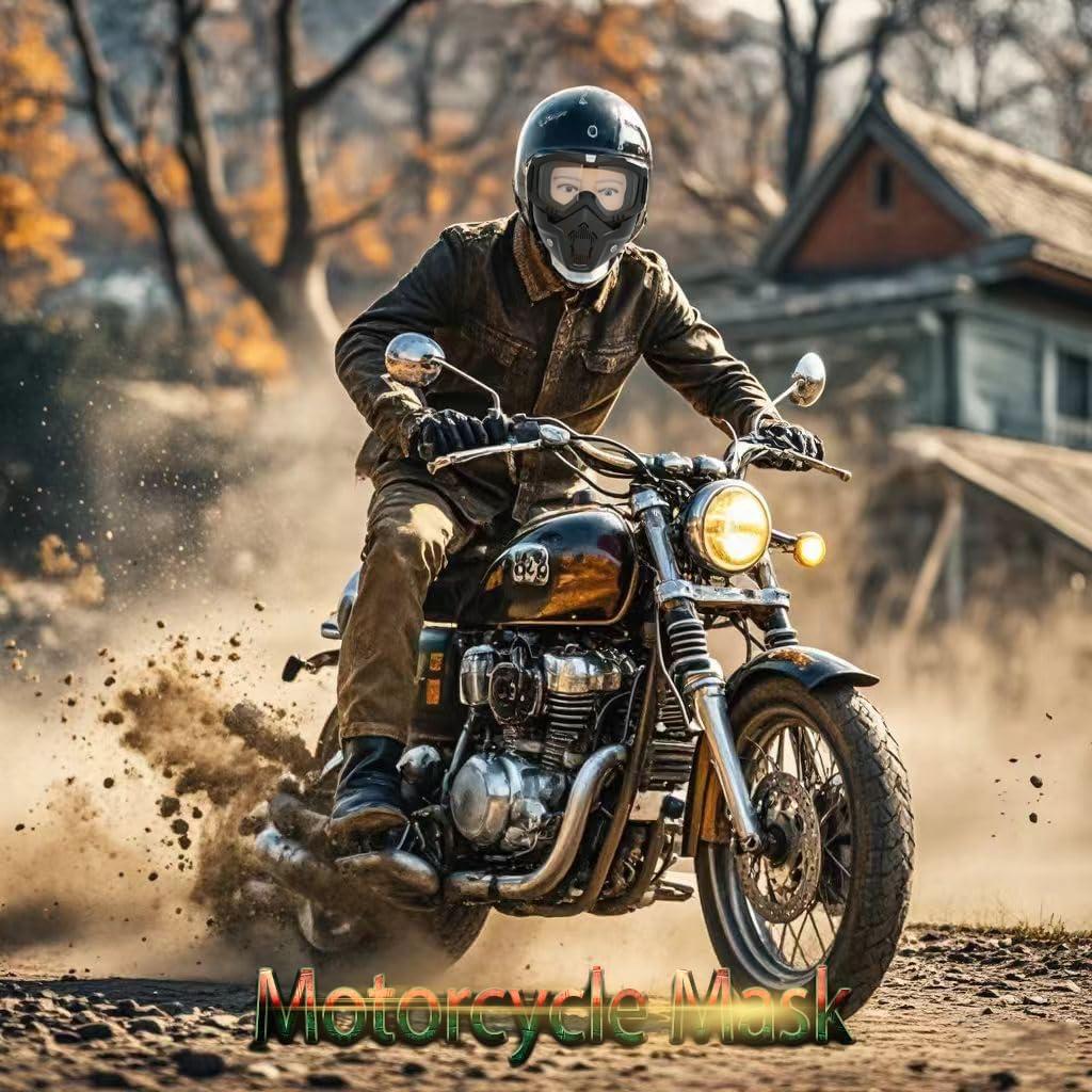 Máscara Facial Completa PLOOTA para Motocross y ATV