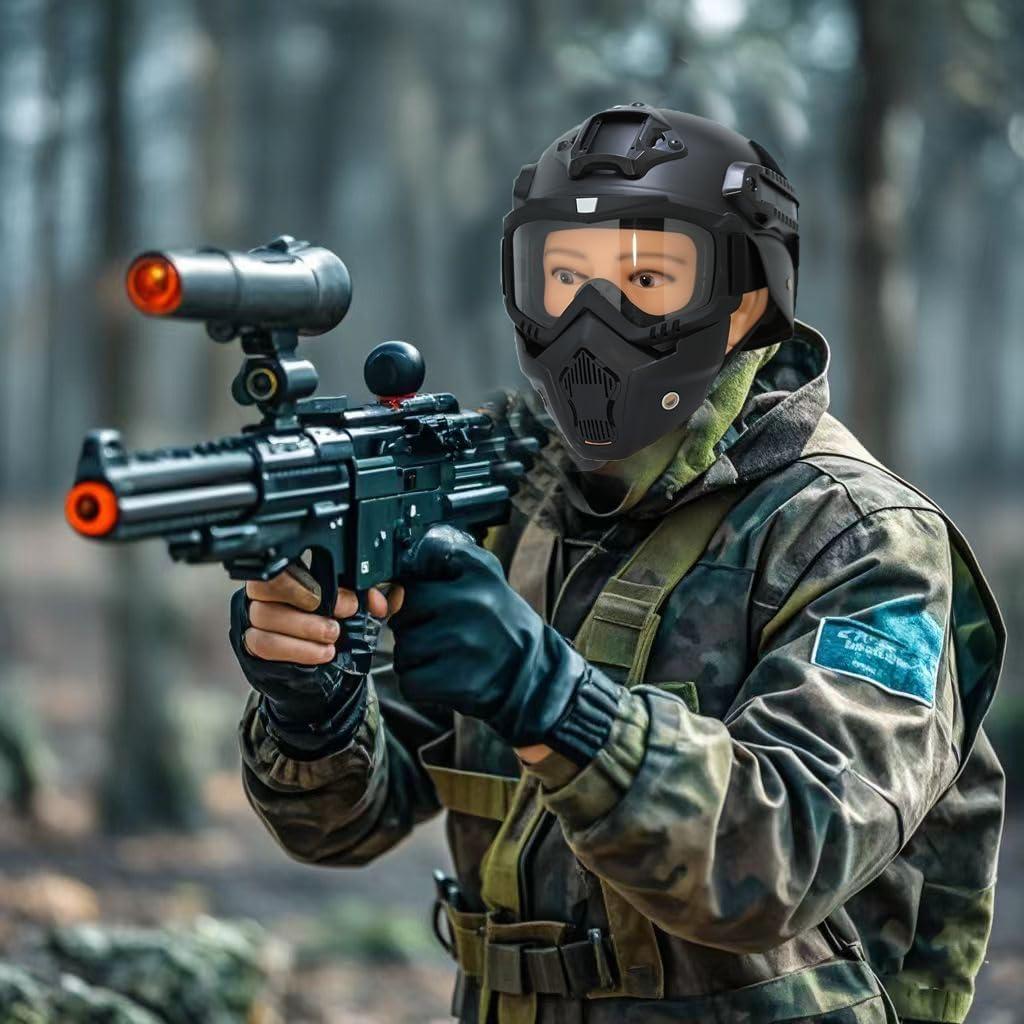 Máscara Facial Completa PLOOTA para Motocross y ATV