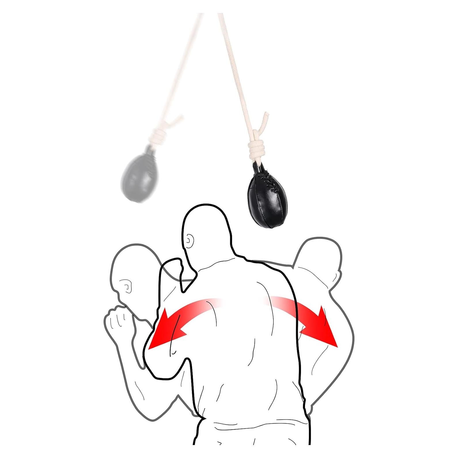 Bolsa de Boxeo INNOLIFE Pequeña de Cuero para Entrenamiento