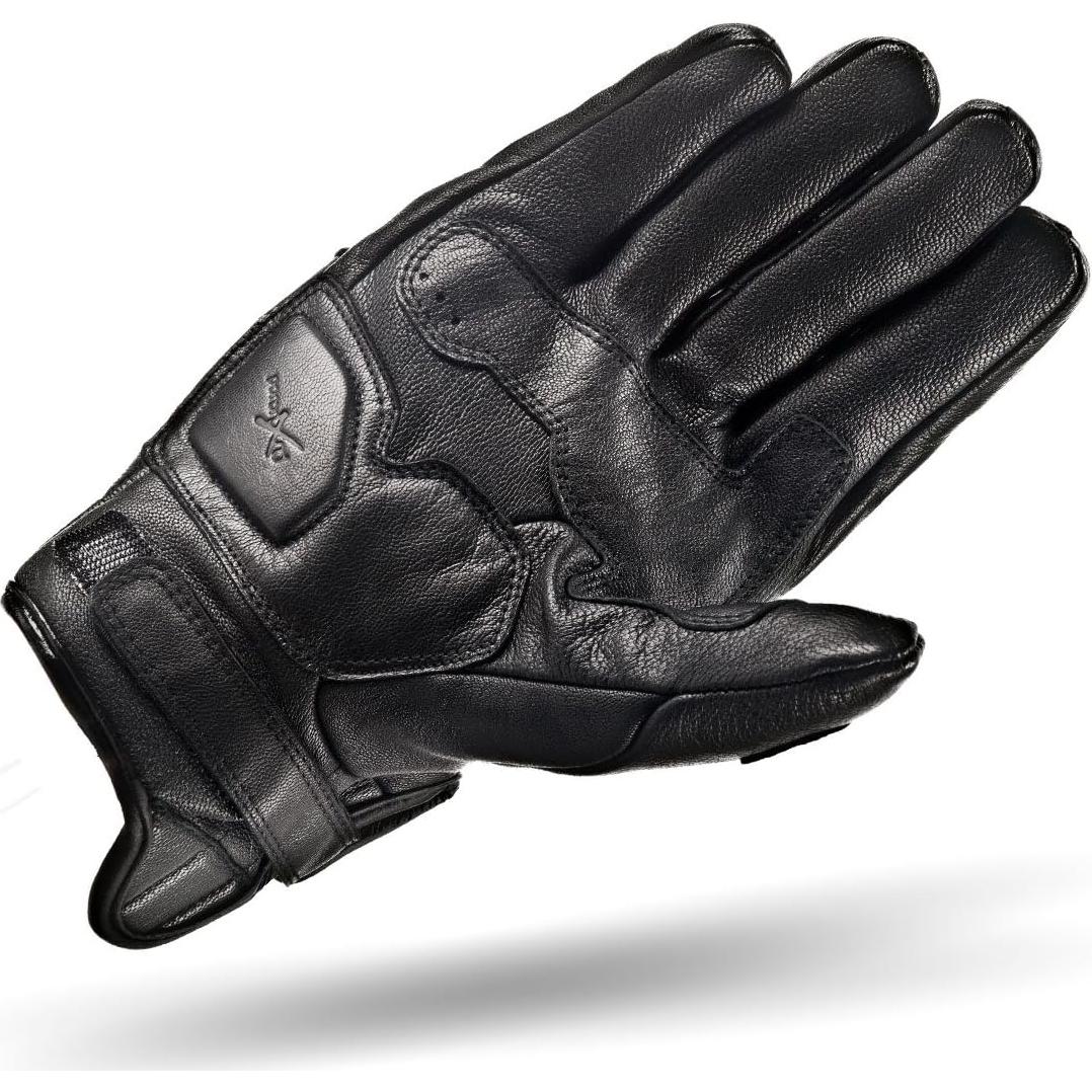 Guantes de Moto SHIMA CALIBER para Hombre - Cuero Negro Talla S