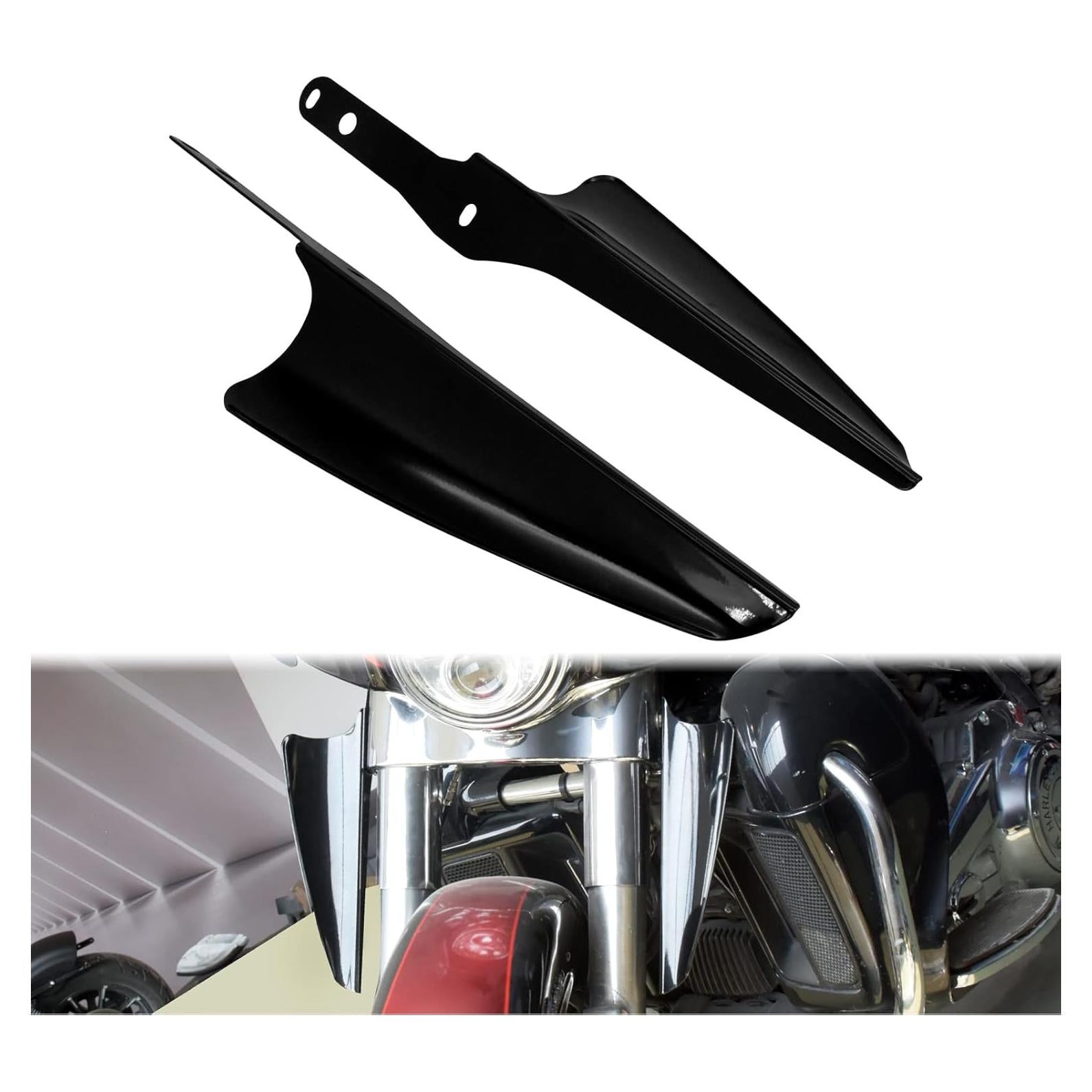 Deflectores de Viento HDBUBALUS para Harley 1995-2023 Negro