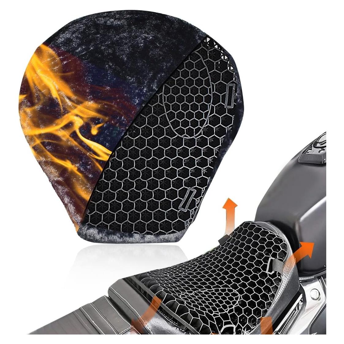 Cojín de Asiento de Motocicleta ELCYCO Universal Gel 3D