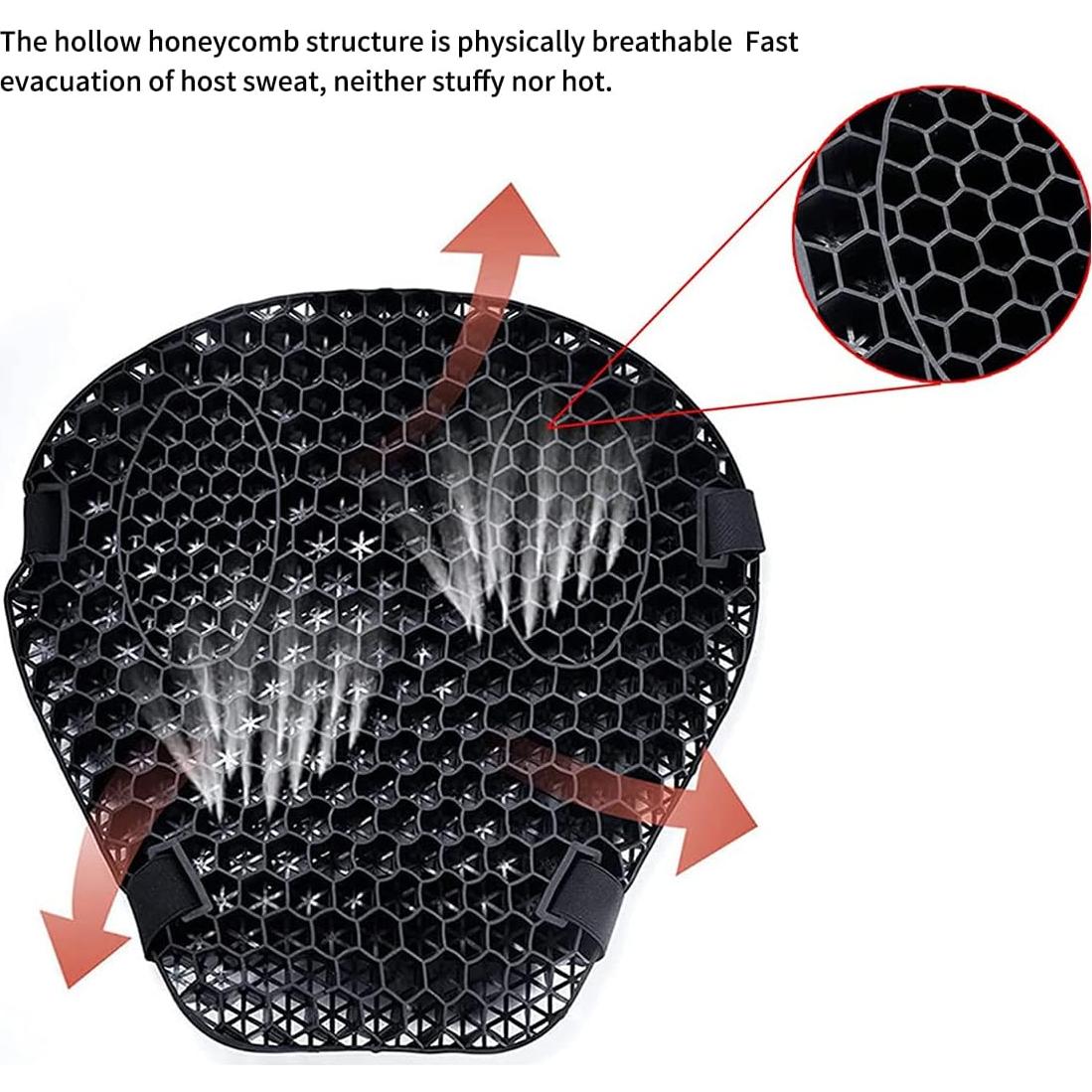 Cojín de Asiento de Motocicleta ELCYCO Universal Gel 3D