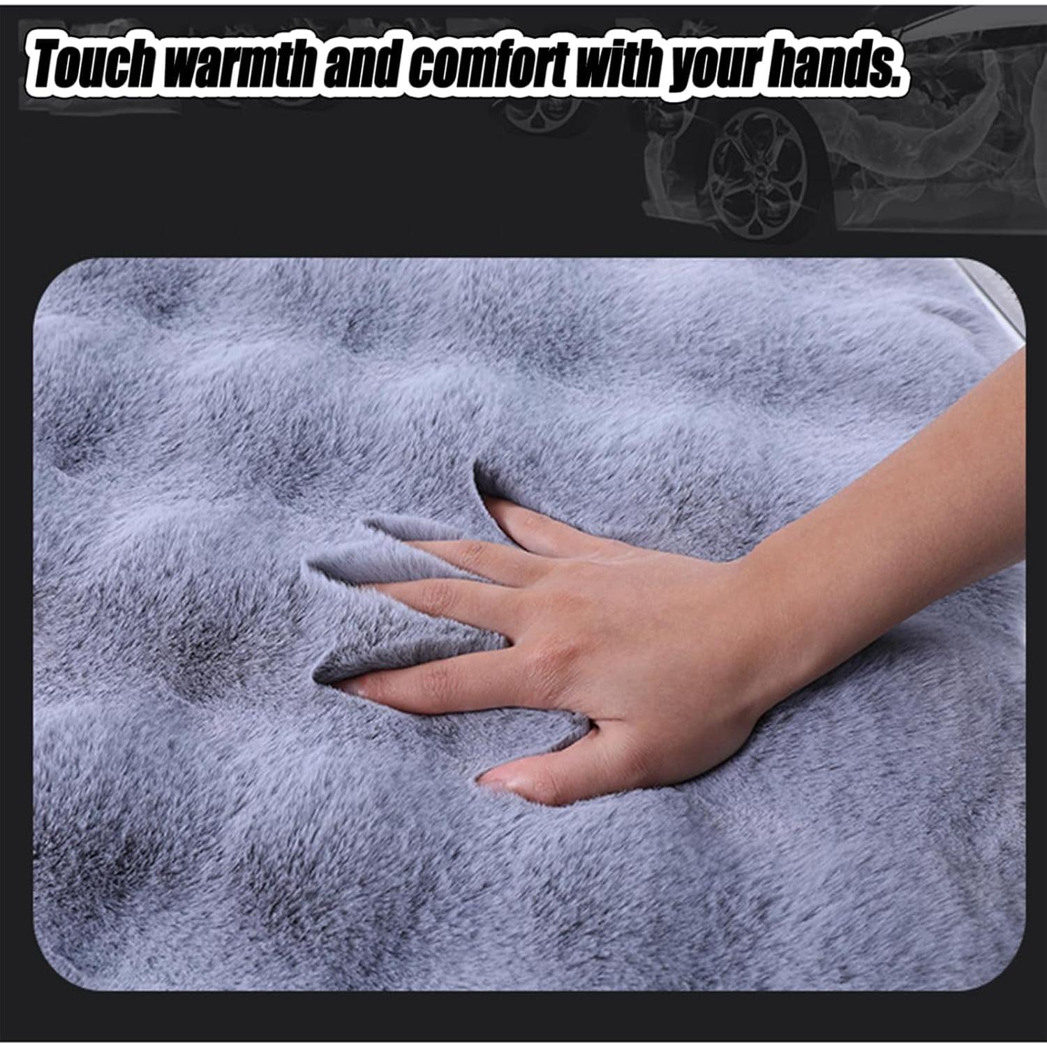 Juego de Cojines de Asiento de Coche EDVKLNG Beige Antideslizante