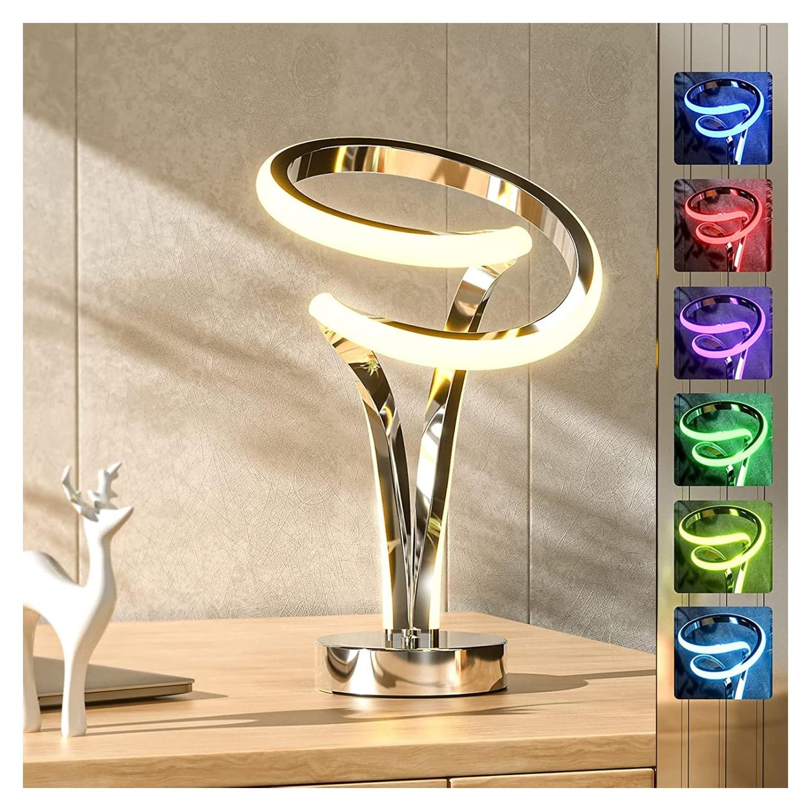 Lámpara de Mesa LED RGB Táctil Regulable Airnasa 16x29.5cm