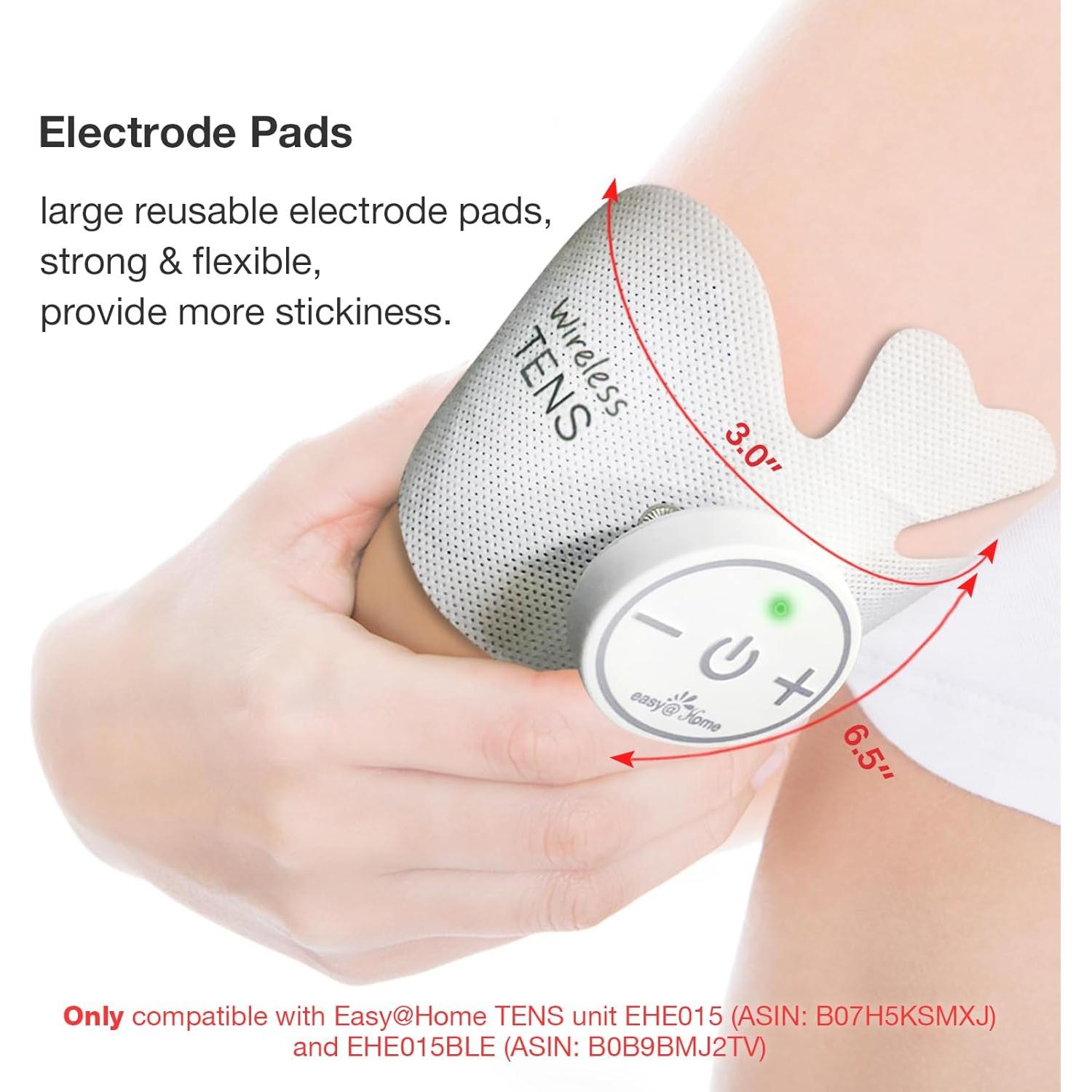 Almohadillas Electrodos TENS Easy@Home ETP015 4 Piezas 16.5x7.6cm