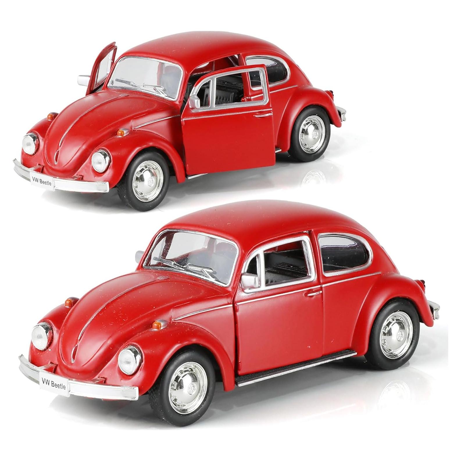 Modelo de Coche Diecast Volkswagen Beetle 1:36 Rojo Risopen