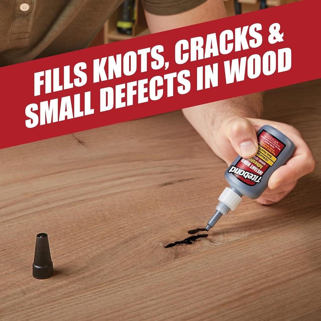 Adhesivo Instantáneo Titebond Mediano 2 Oz Negro Azabache