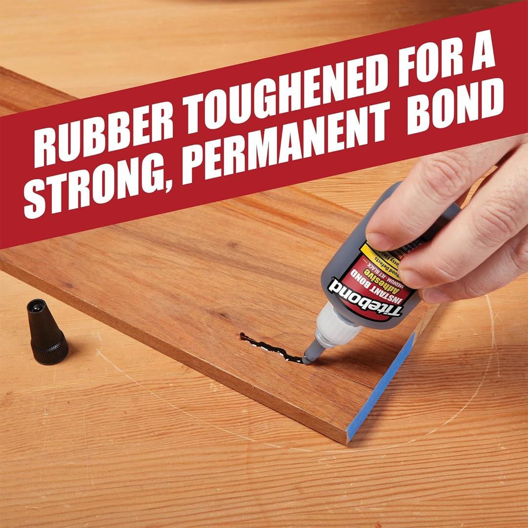 Adhesivo Instantáneo Titebond Mediano 2 Oz Negro Azabache