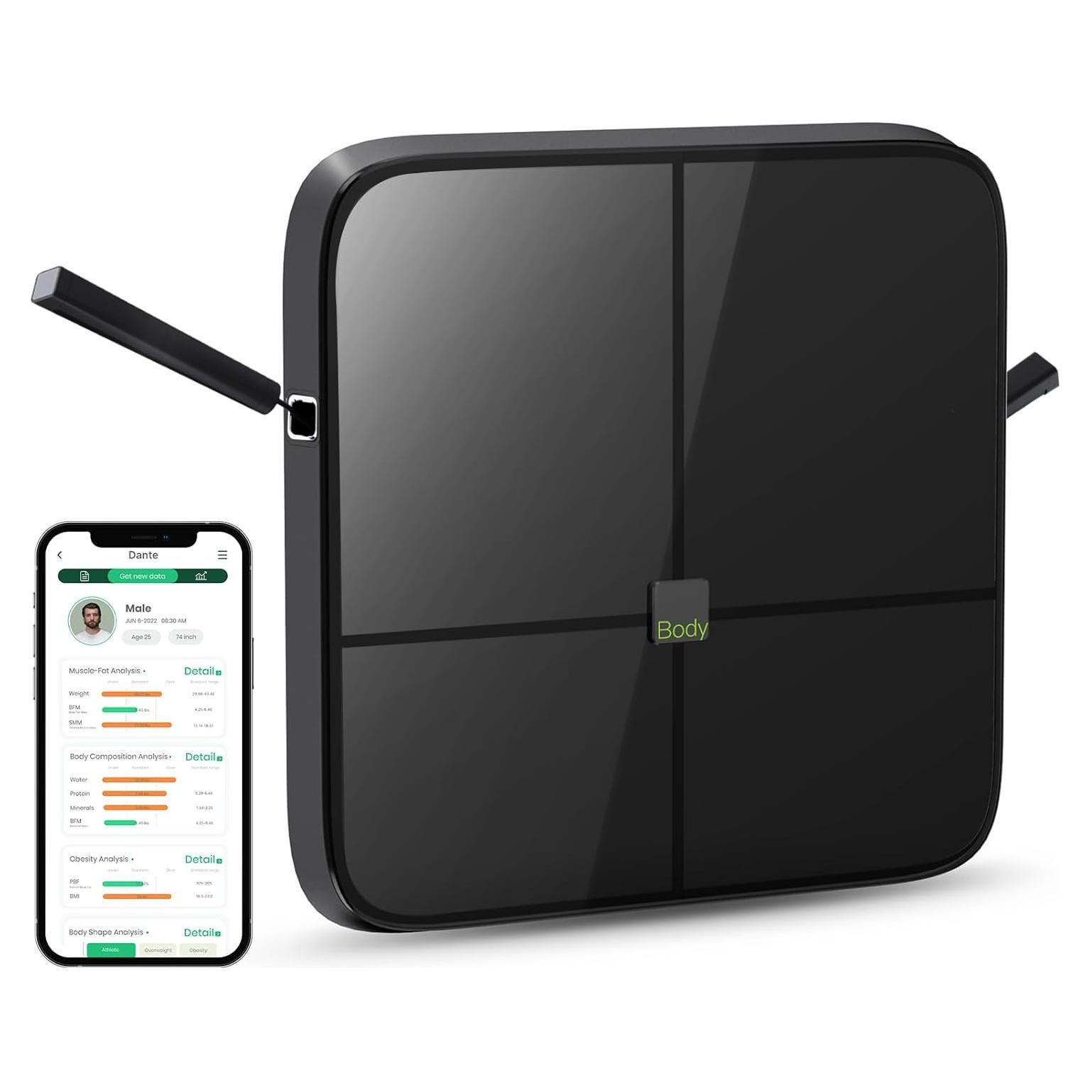 Balanza Inteligente BodyPedia 8 Electrodos 43 Métricas