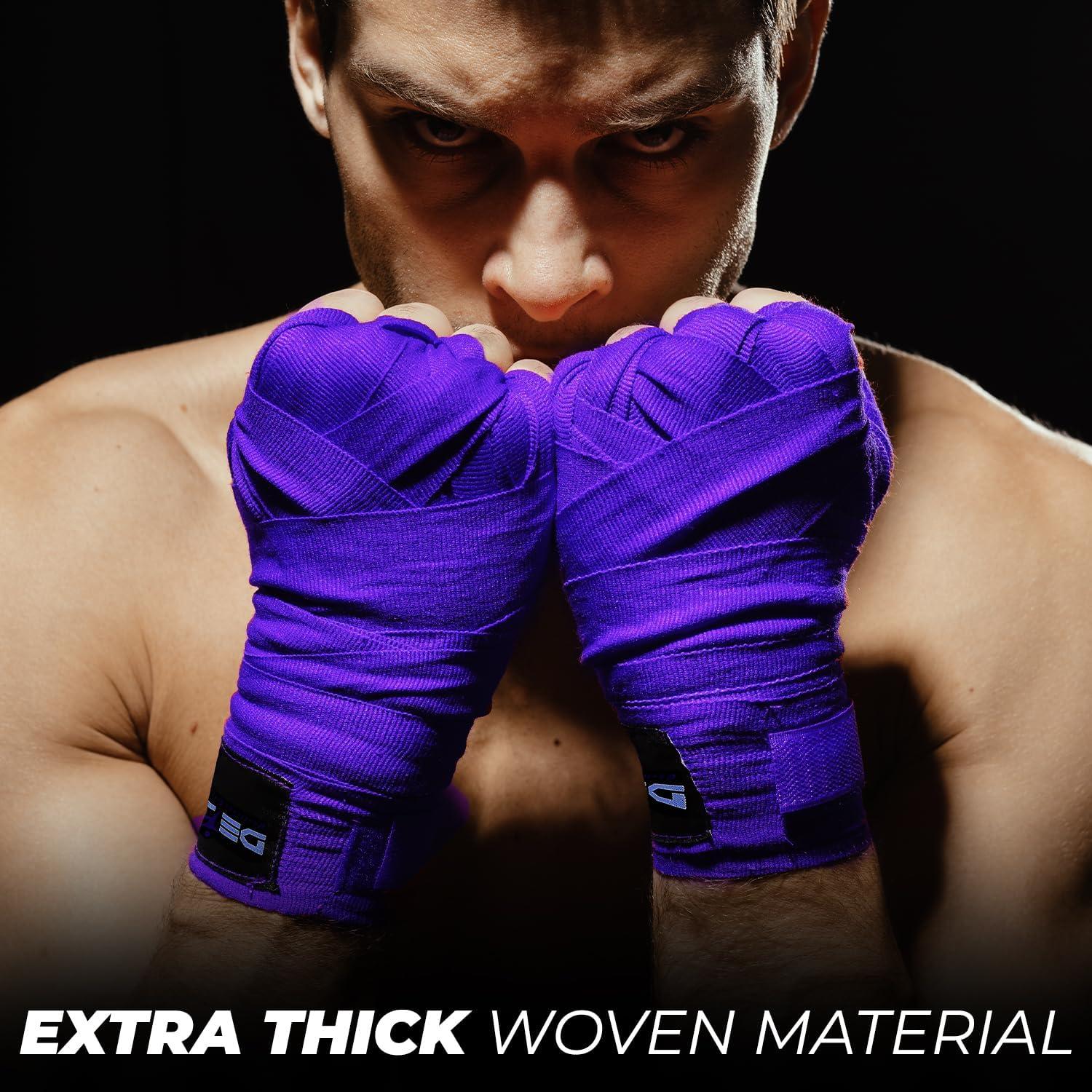 Envolturas de Mano DEFY 180 cm Elásticas Boxeo MMA Unisex