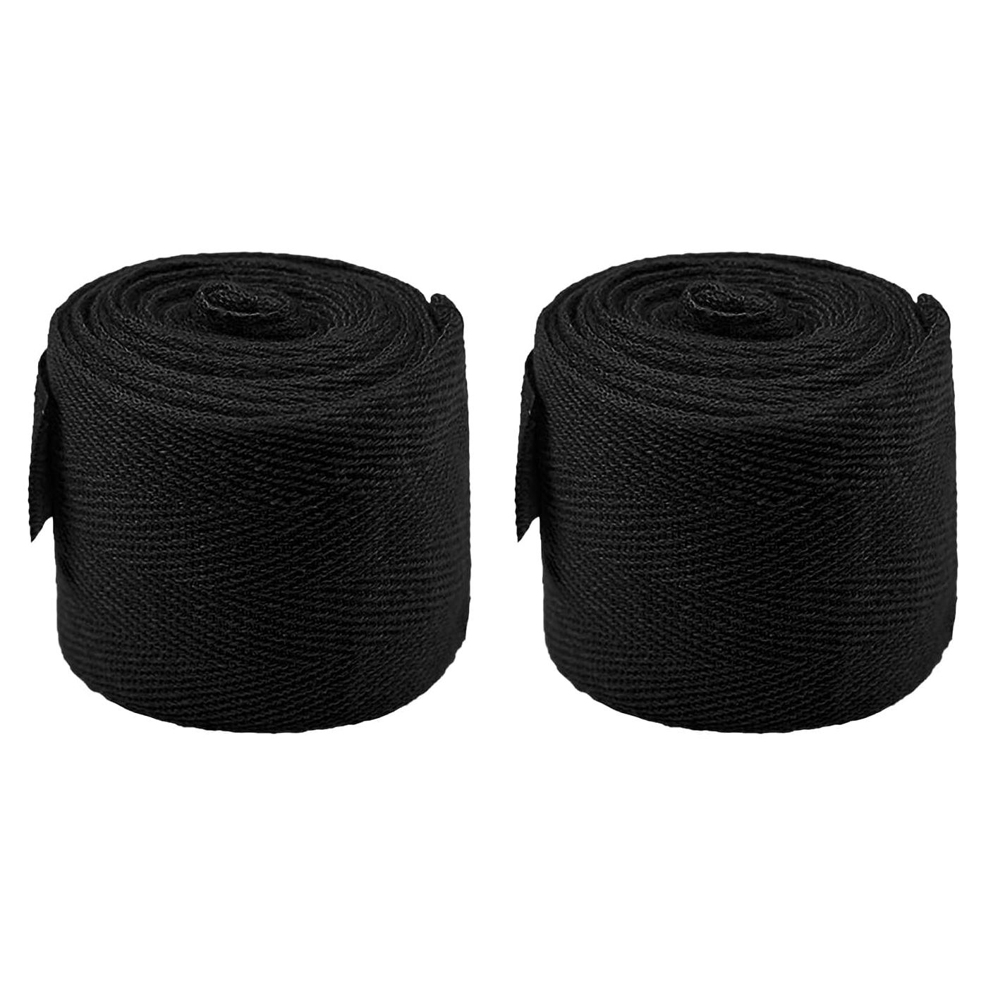 Envolturas de Mano para Boxeo Starsouce 3.5m Algodón Negro