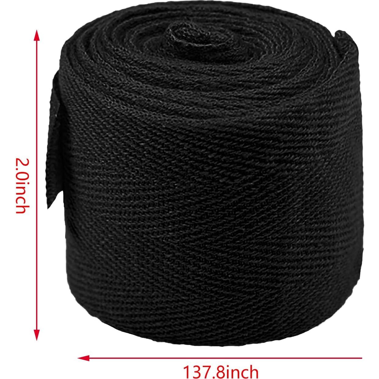 Envolturas de Mano para Boxeo Starsouce 3.5m Algodón Negro