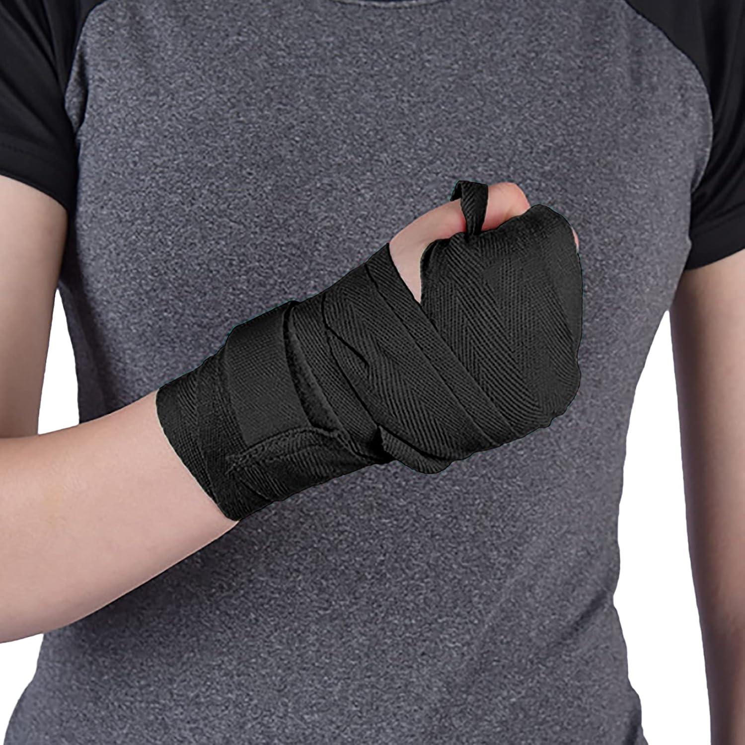 Envolturas de Mano para Boxeo Starsouce 3.5m Algodón Negro