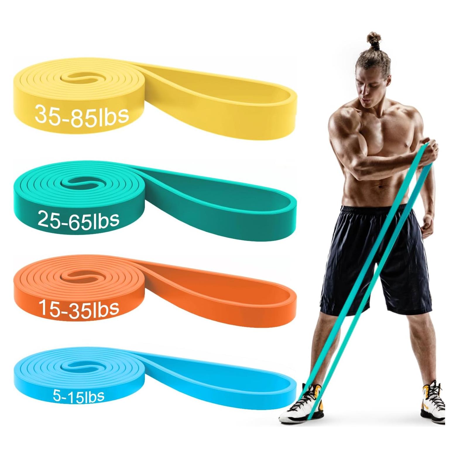 Conjunto de Bandas de Resistencia WSAKOUE para Pull Up 4 Pzas