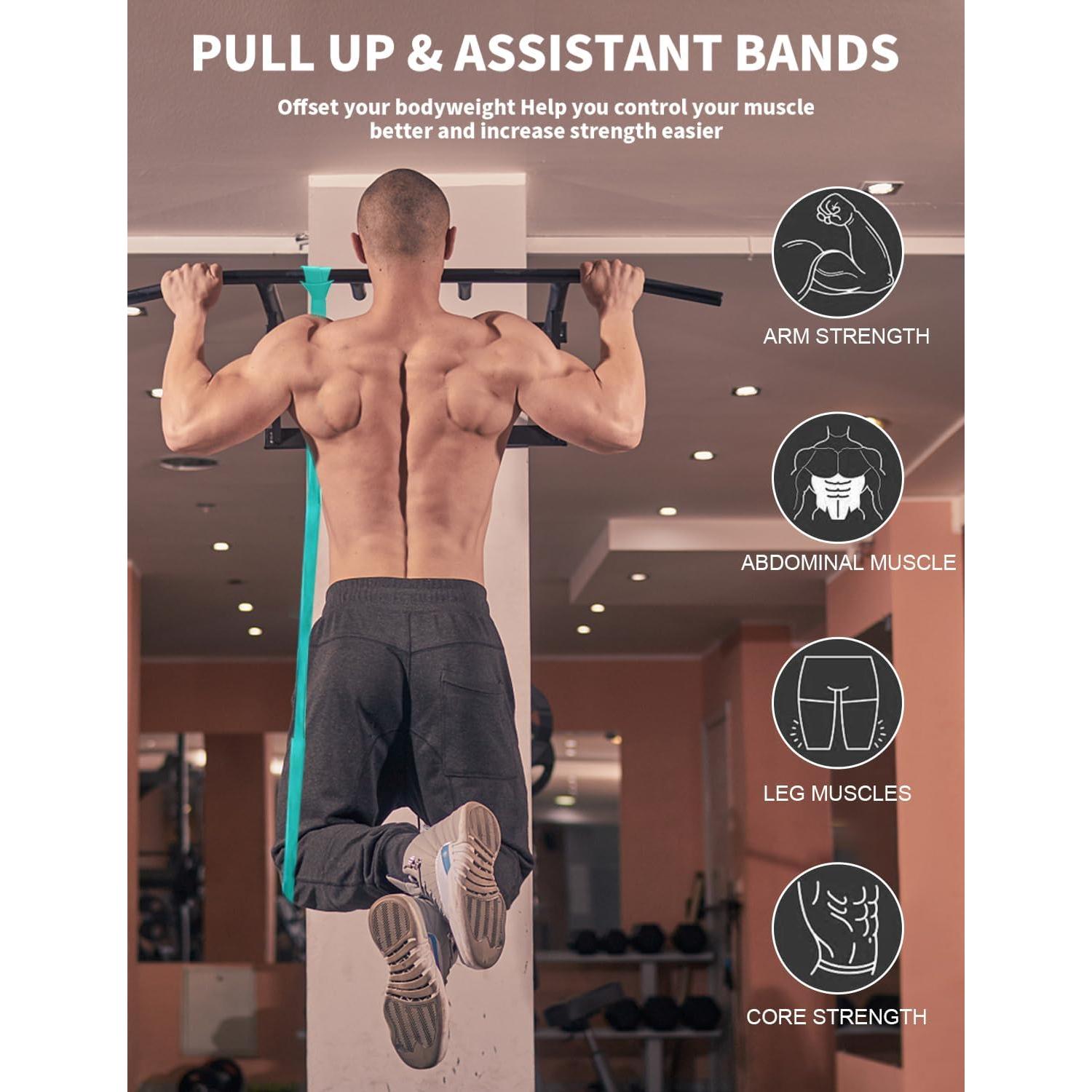 Conjunto de Bandas de Resistencia WSAKOUE para Pull Up 4 Pzas