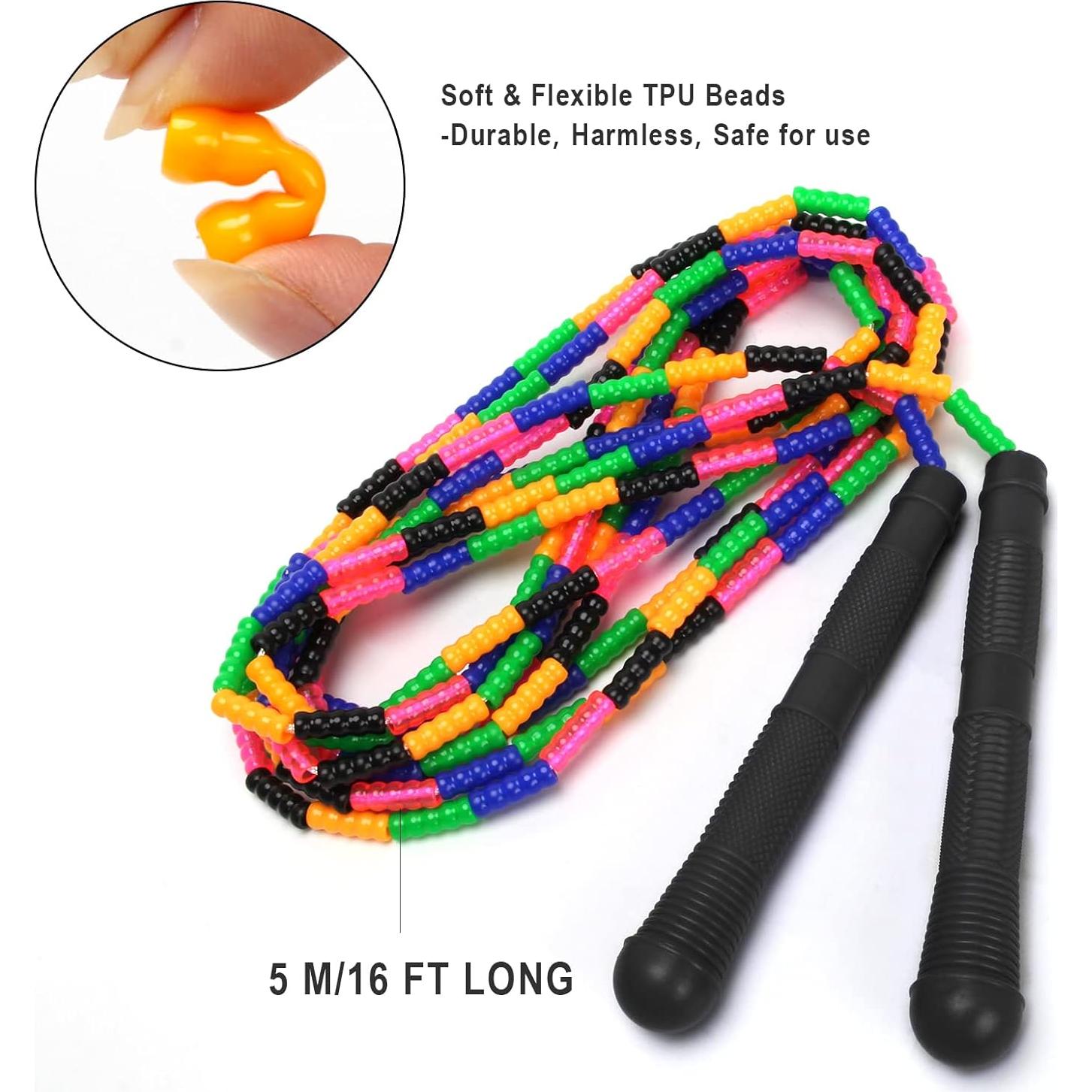 Cuerda de Salto Doble Dutch Coolrunner 4.88m 2 Pack con Perlas