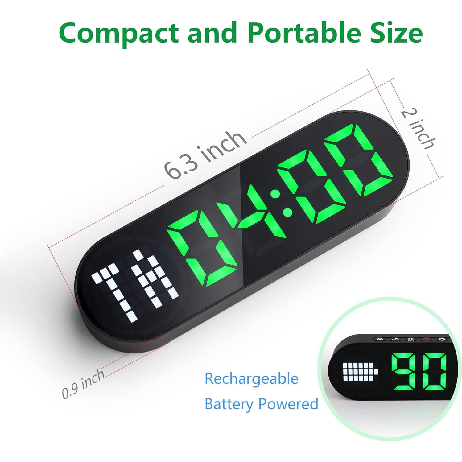 Temporizador de Gimnasio LUCORB KC18M Portátil 20h Batería