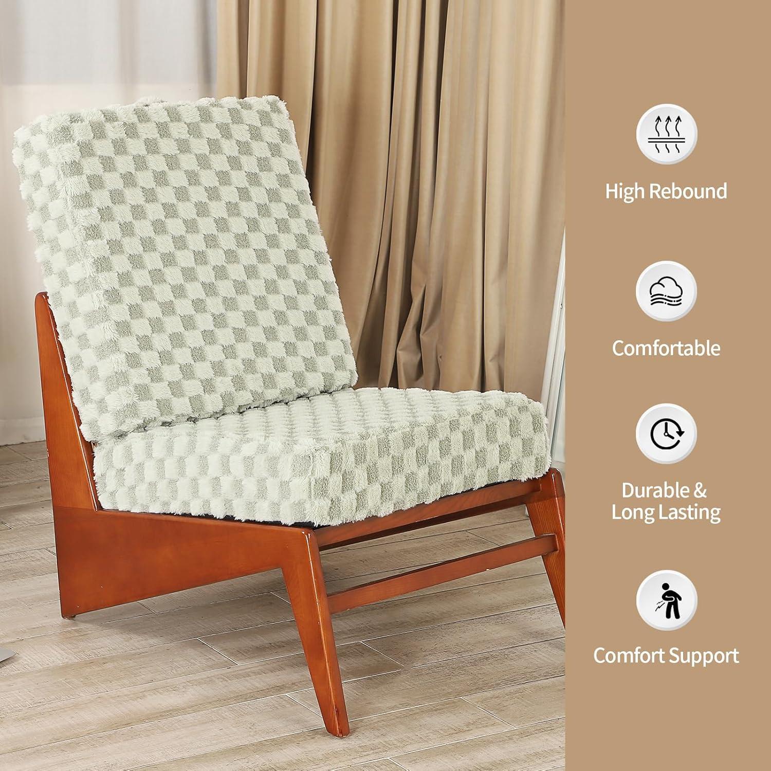 Cojines de Meditación LOVMOC 55.88 cm Espuma Viscoelástica Verde - Paquete de 2