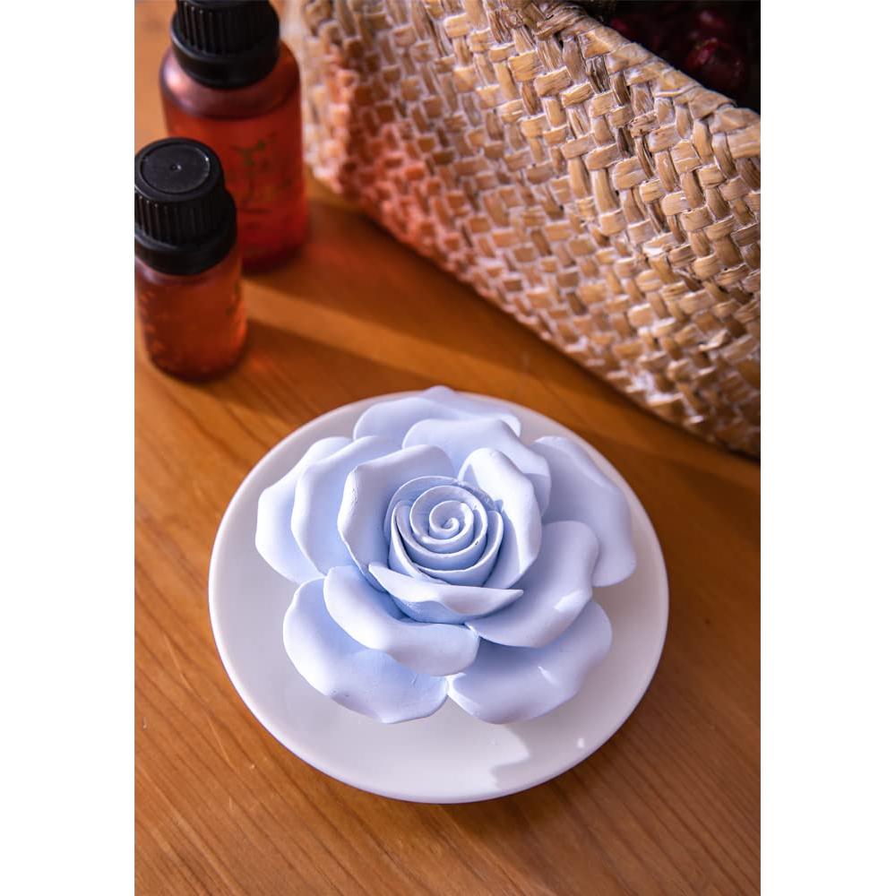 Difusor de Aromaterapia Pasivo Oumeiben Cerámica Rosa Azul