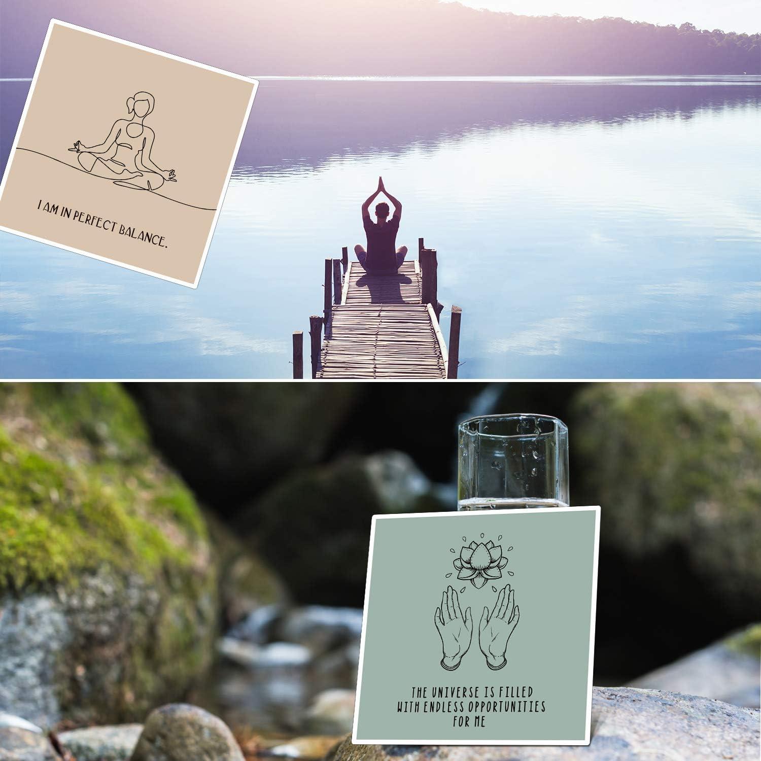 Tarjetas de Afirmación Positiva Outus 50 Pcs 10x10 cm