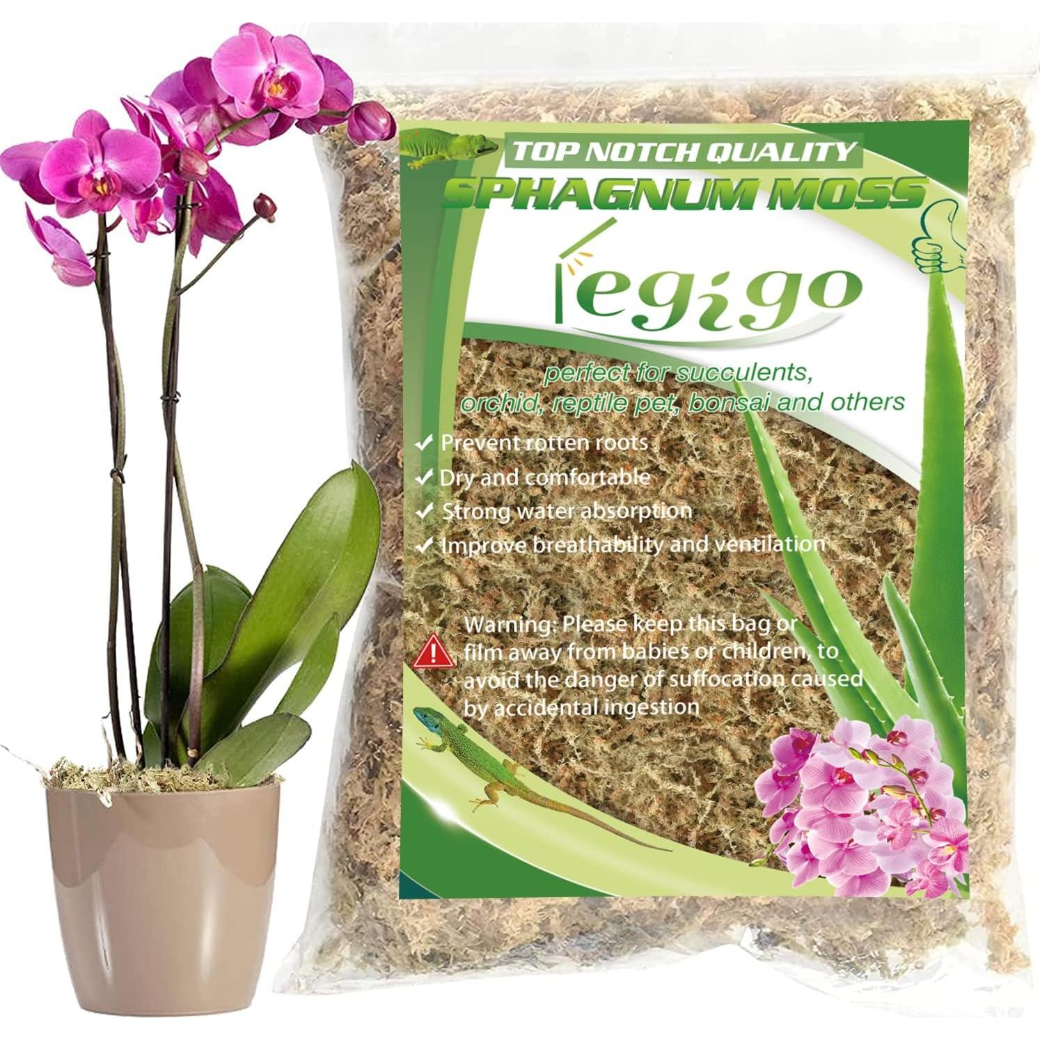 Mezcla de Sustrato Musgo Sphagnum Legigo 4 QT para Plantas