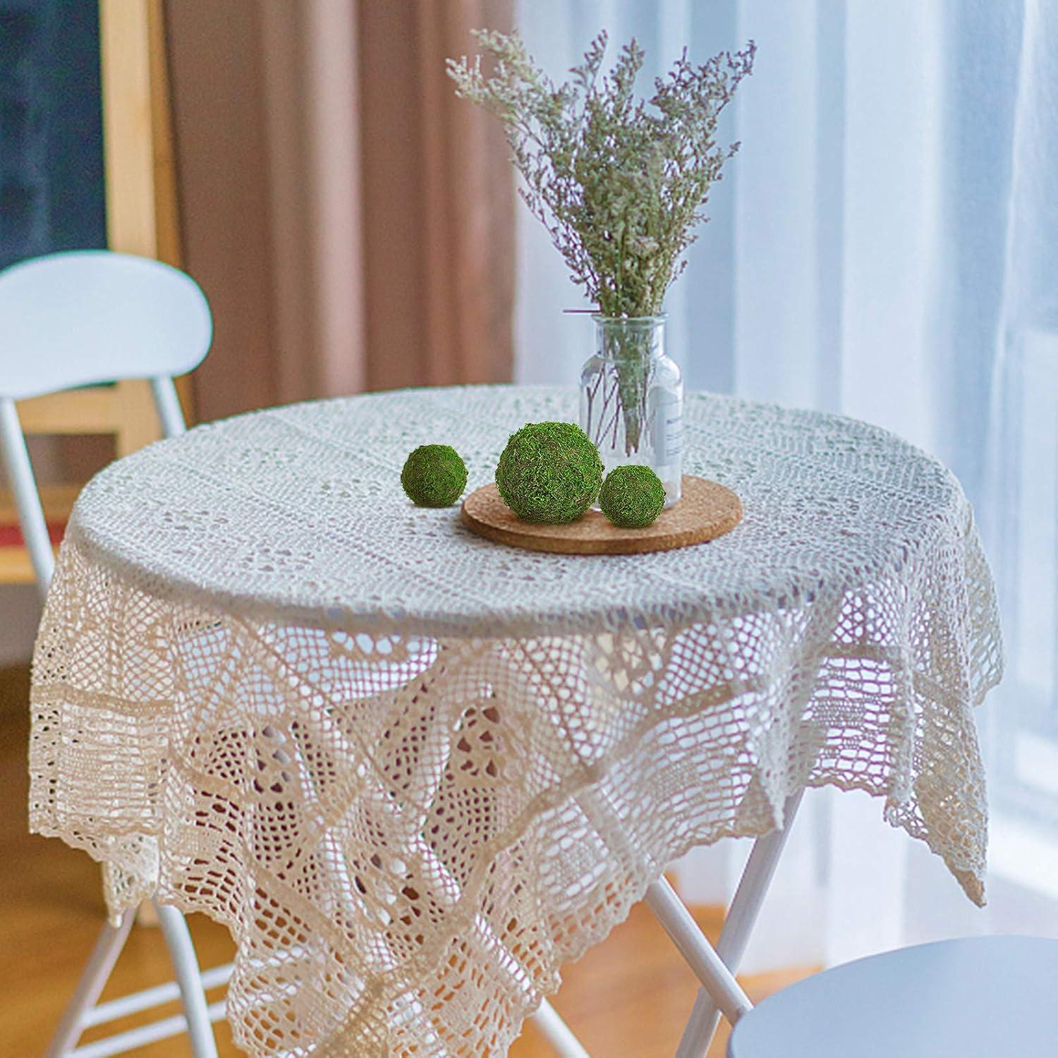 Biubee 18 Piezas Bolas de Musgo Seco Decorativas Verde