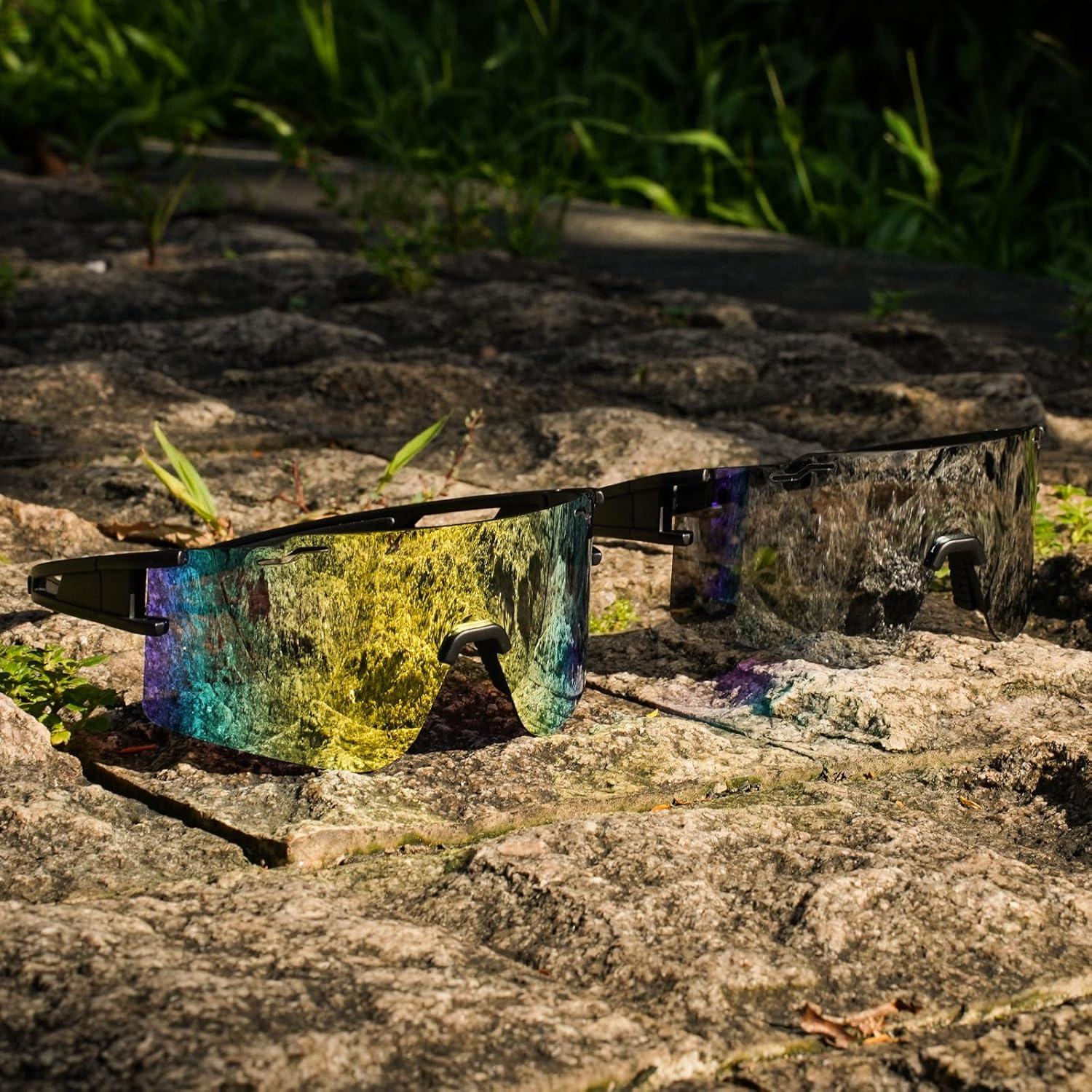 Gafas de sol deportivas polarizadas TR90 para ciclismo y béisbol