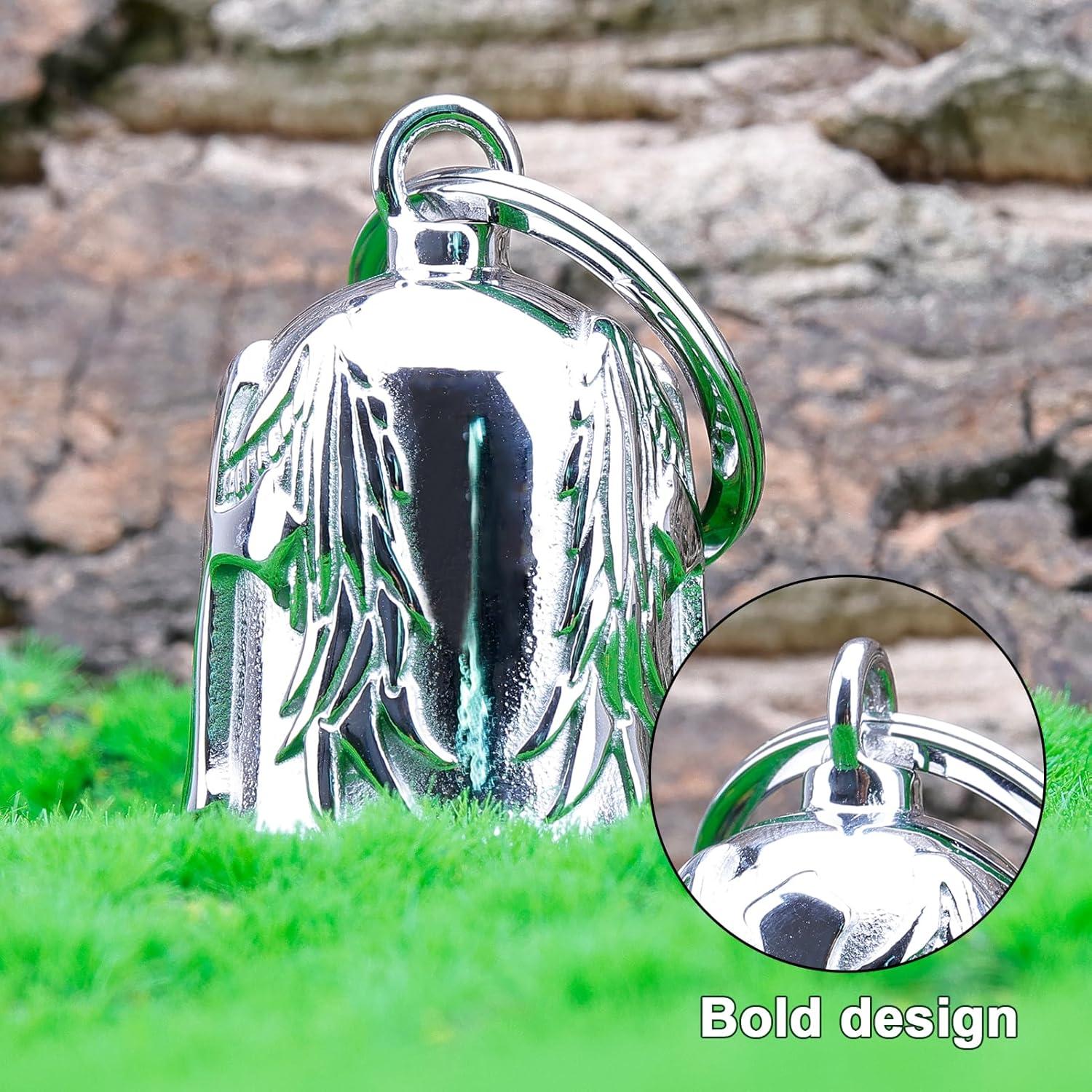 Campana de Motocicleta CYZBTBl 3D Plata - Accesorio de Seguridad