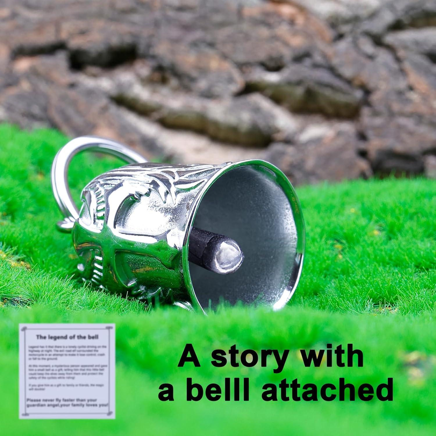 Campana de Motocicleta CYZBTBl 3D Plata - Accesorio de Seguridad