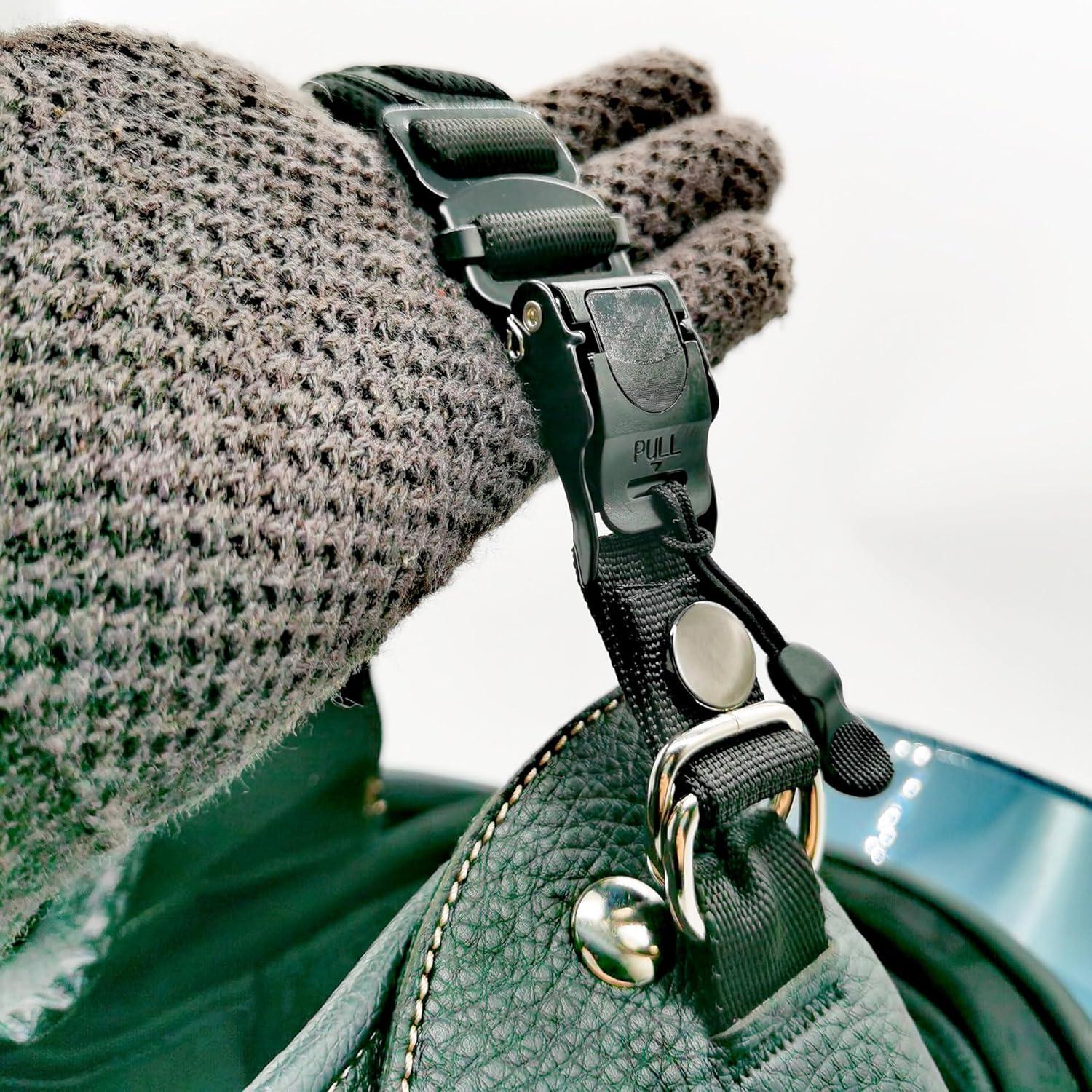 Kit de hebilla de liberación rápida ZYRELYNX para casco negro