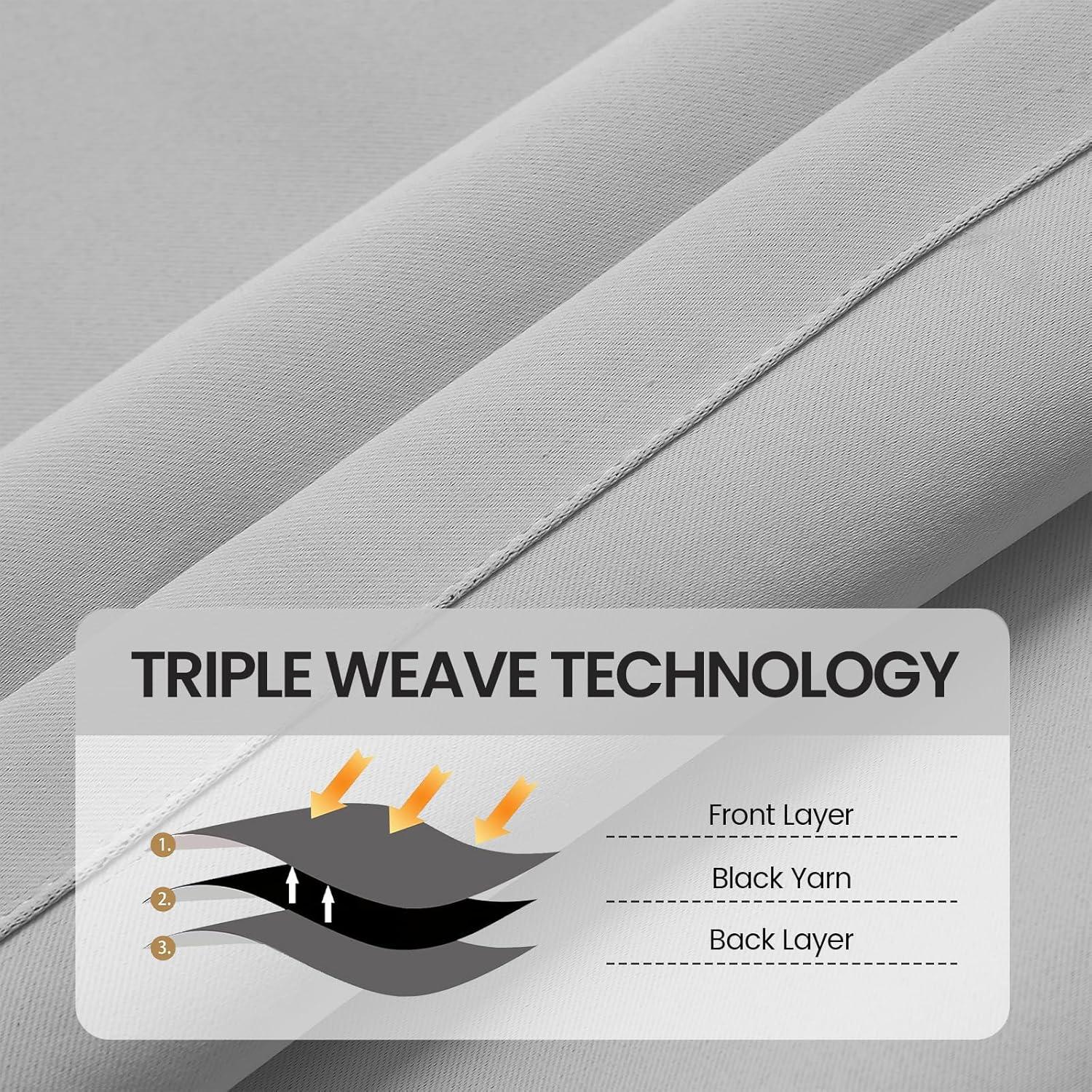 Cortina Divisoria Grichril 120x274 cm Opaca y Térmica