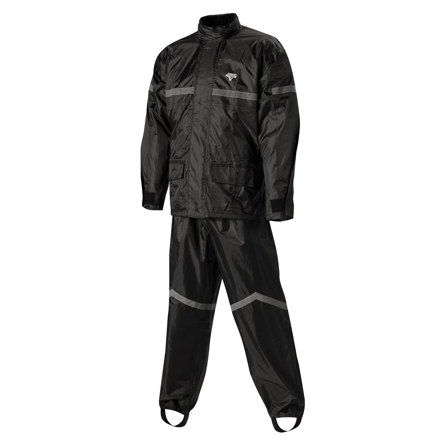 Traje de Lluvia 2 Piezas Nelson-Rigg Stormrider Negro Pequeño