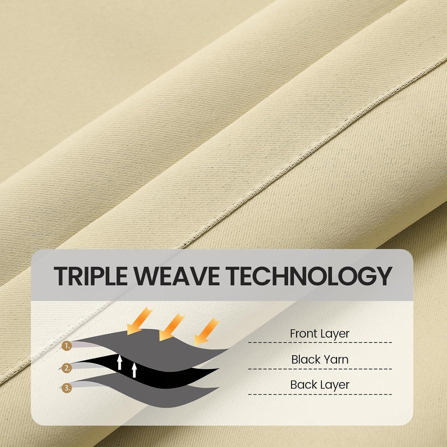 Cortina separadora Grichril 254x244 cm opaca y térmica