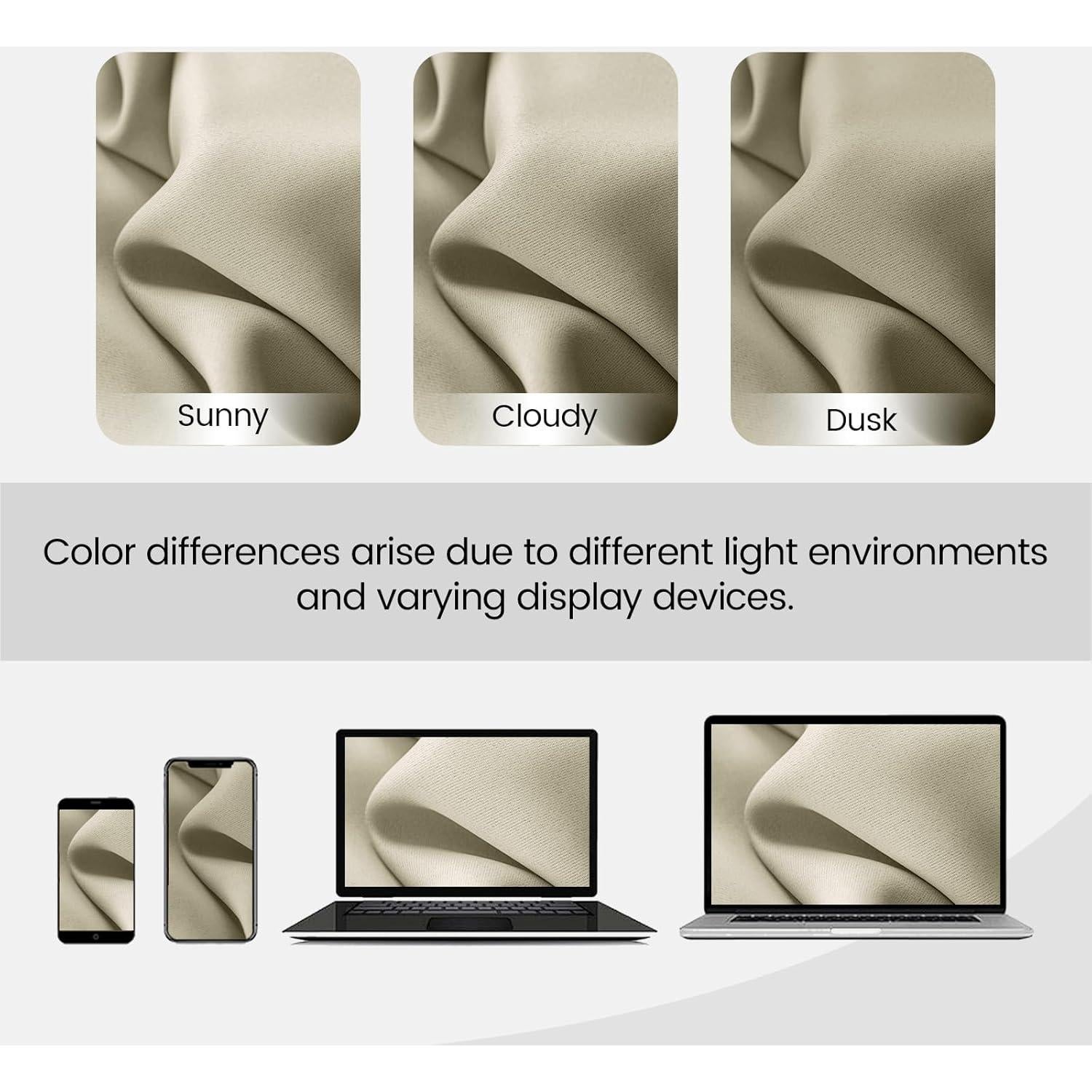 Cortina separadora Grichril 254x244 cm opaca y térmica