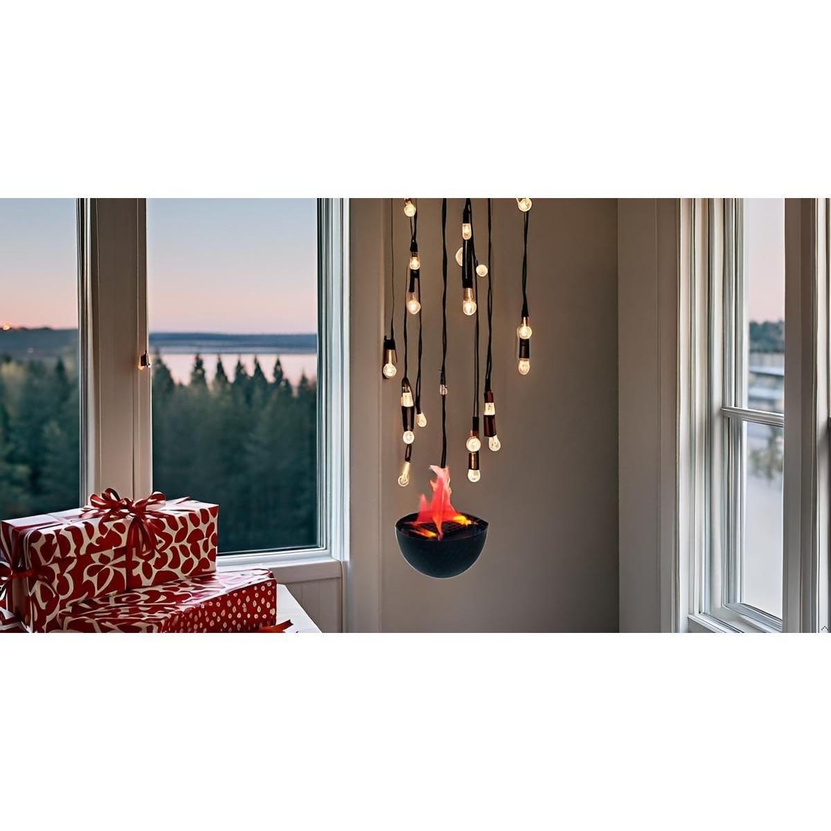 Luz de Llama Colgante Lightahead 45.72 cm Efecto Realista