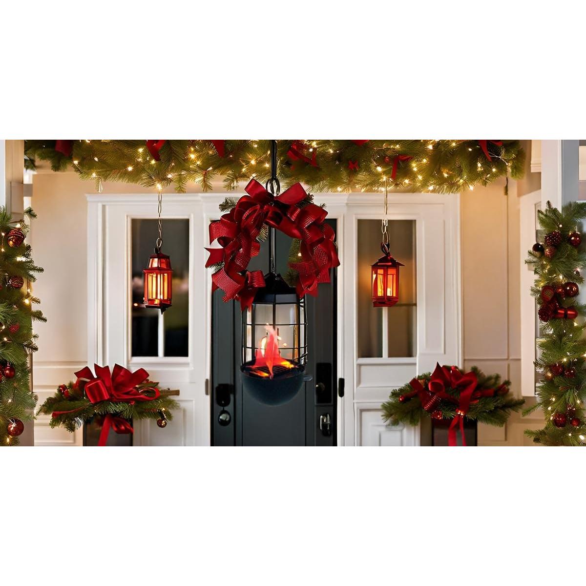 Luz de Llama Colgante Lightahead 45.72 cm Efecto Realista