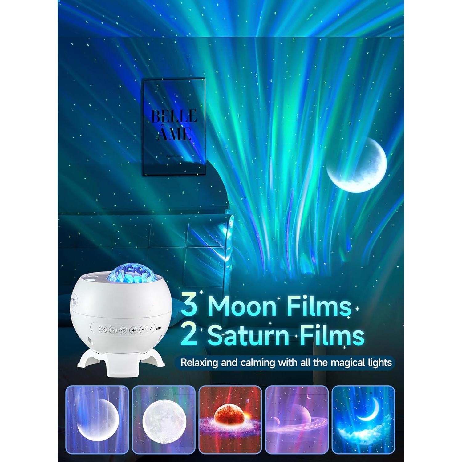 Proyector Galaxy STARYOU WH-E12A 180 Modos Luz Estelar