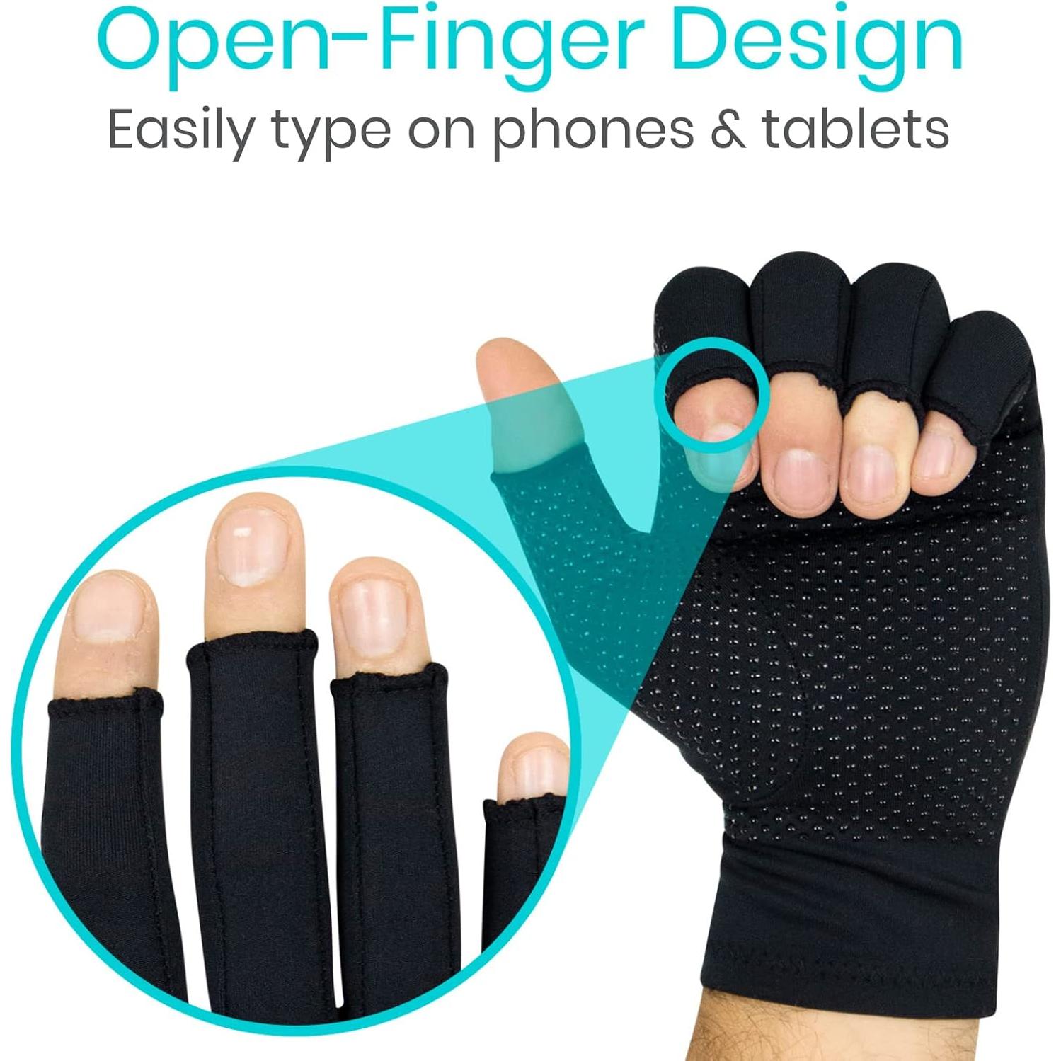 Guantes de compresión Vive Health pequeños con cobre para artritis