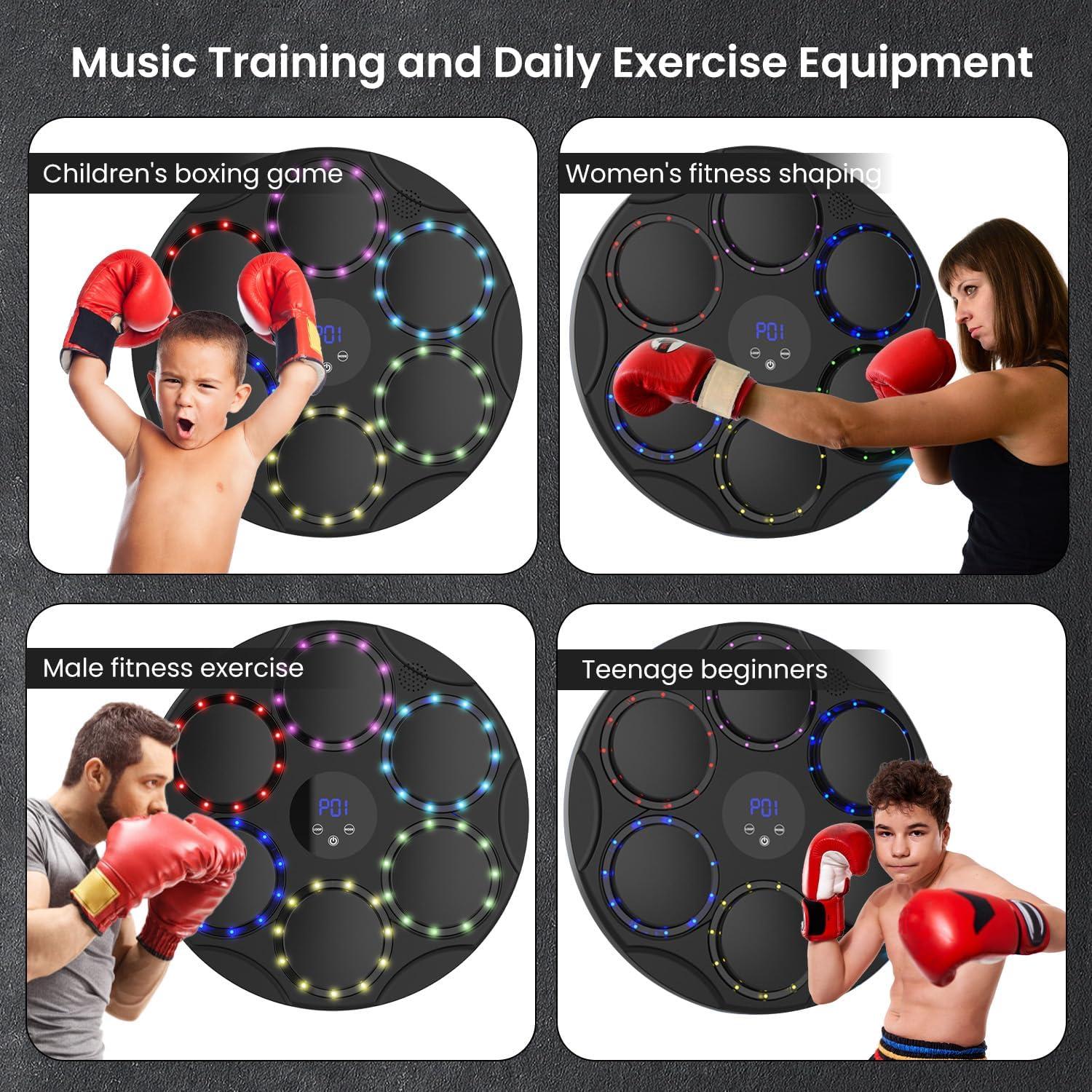 Máquina de Boxeo Musical ManYan HaiYan con Guantes y LED