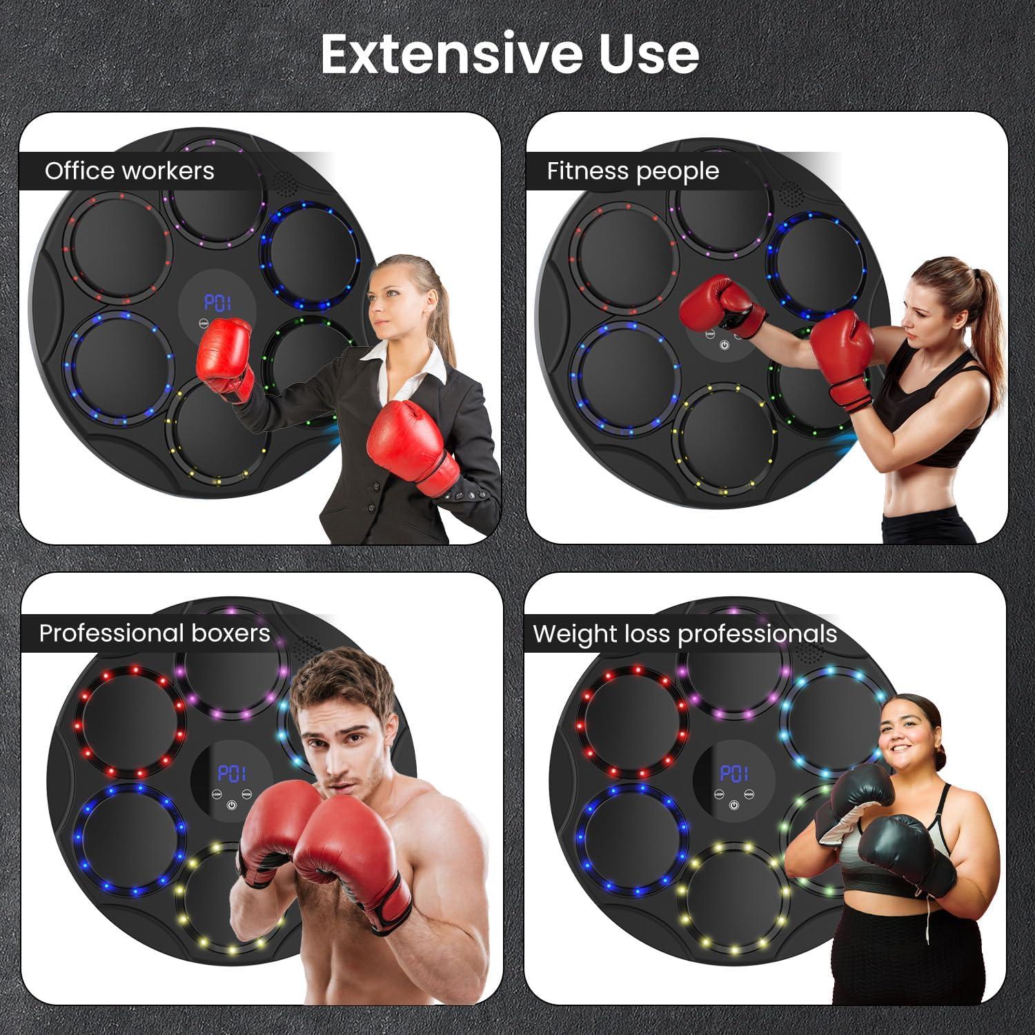 Máquina de Boxeo Musical ManYan HaiYan con Guantes y LED