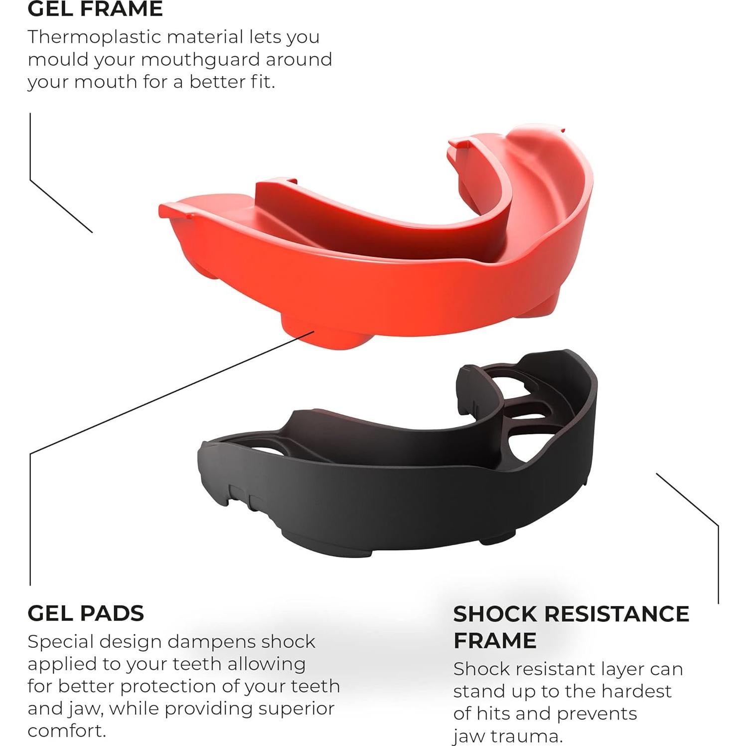 Guardia Bucal Profesional Legenda Octagon para Deportes 11+