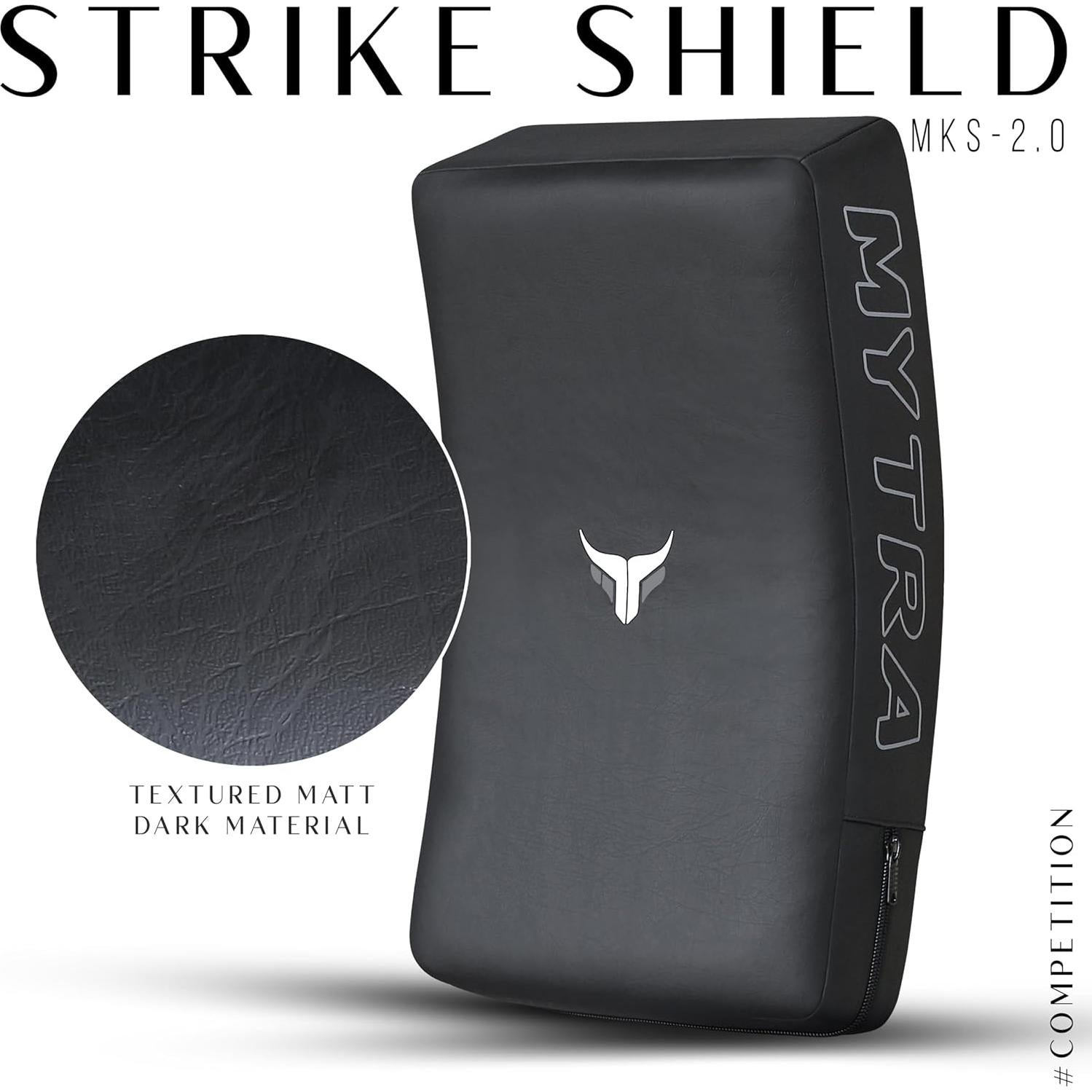 Escudo de Golpe Curvado Mytra Fusion M1 para MMA - Negro