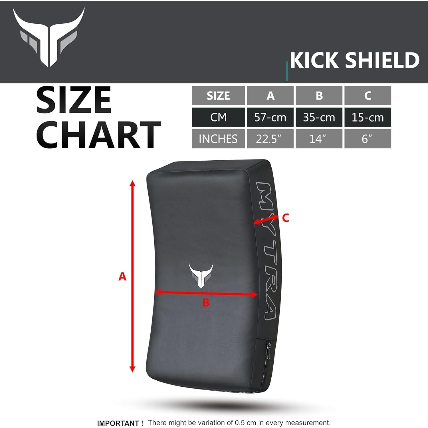 Escudo de Golpe Curvado Mytra Fusion M1 para MMA - Negro