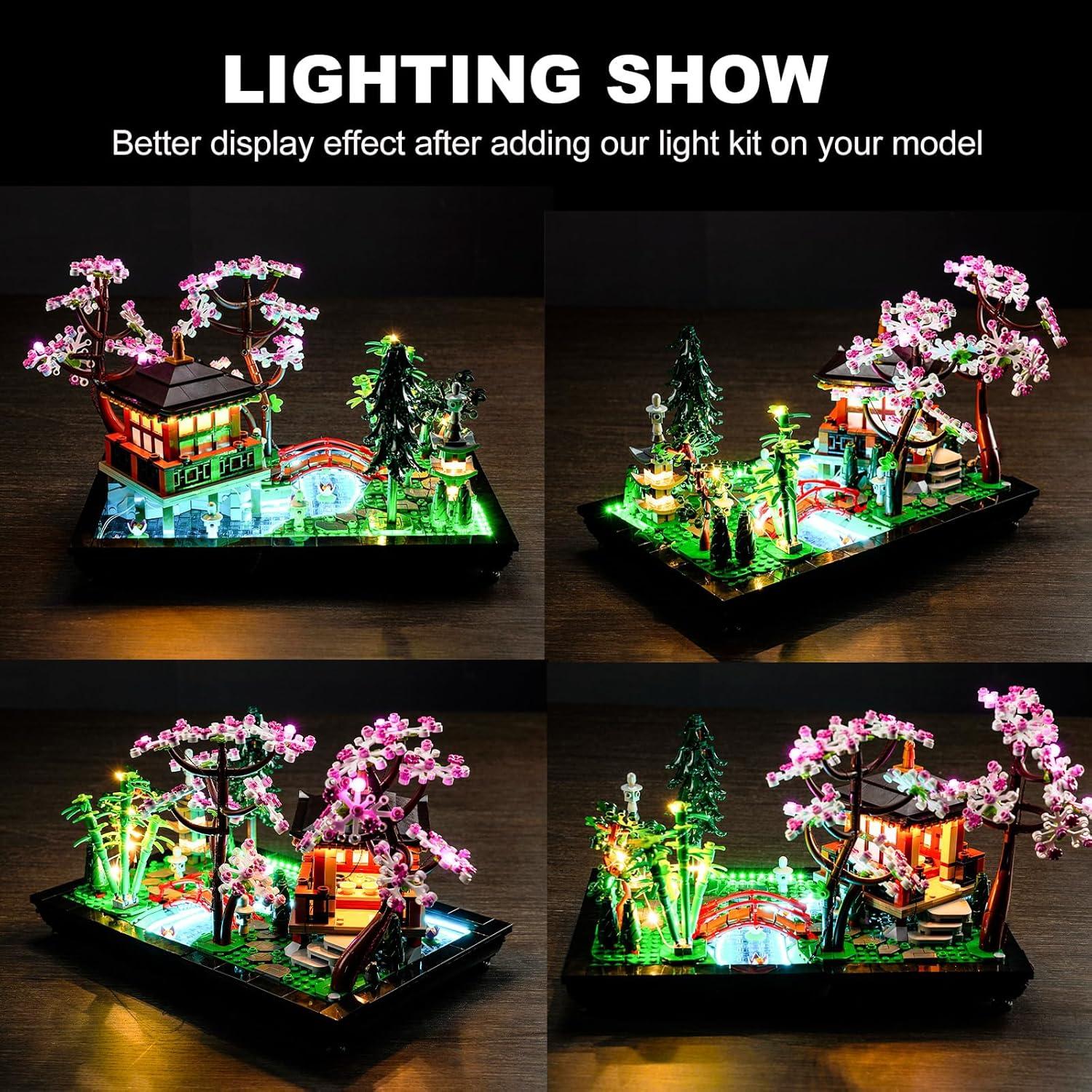 Kit de Iluminación LED DALDED para Lego Jardín Tranquilo 10315