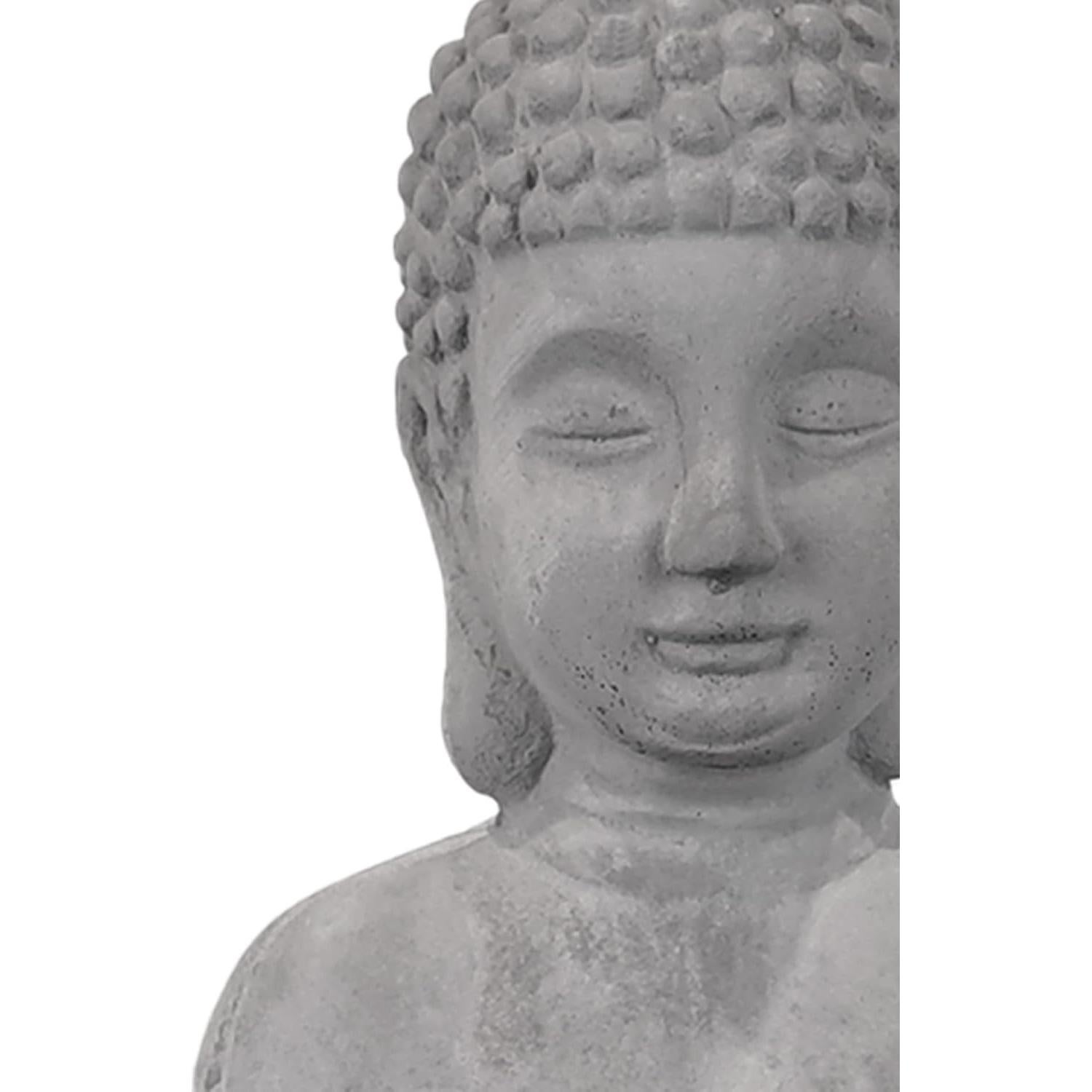 Conjunto de 2 Estatuas de Buda Kante 32.5 cm Decoración Ecológica