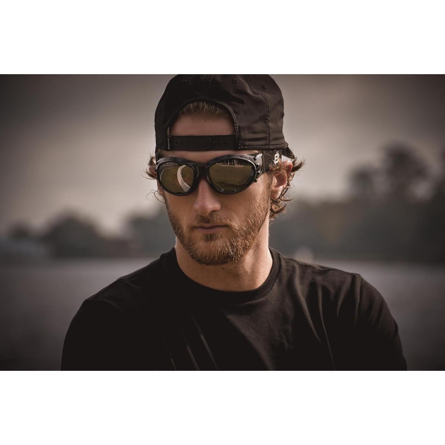 Gafas de Motocicleta Birdz Eyewear Eagle con Lentes Espejados